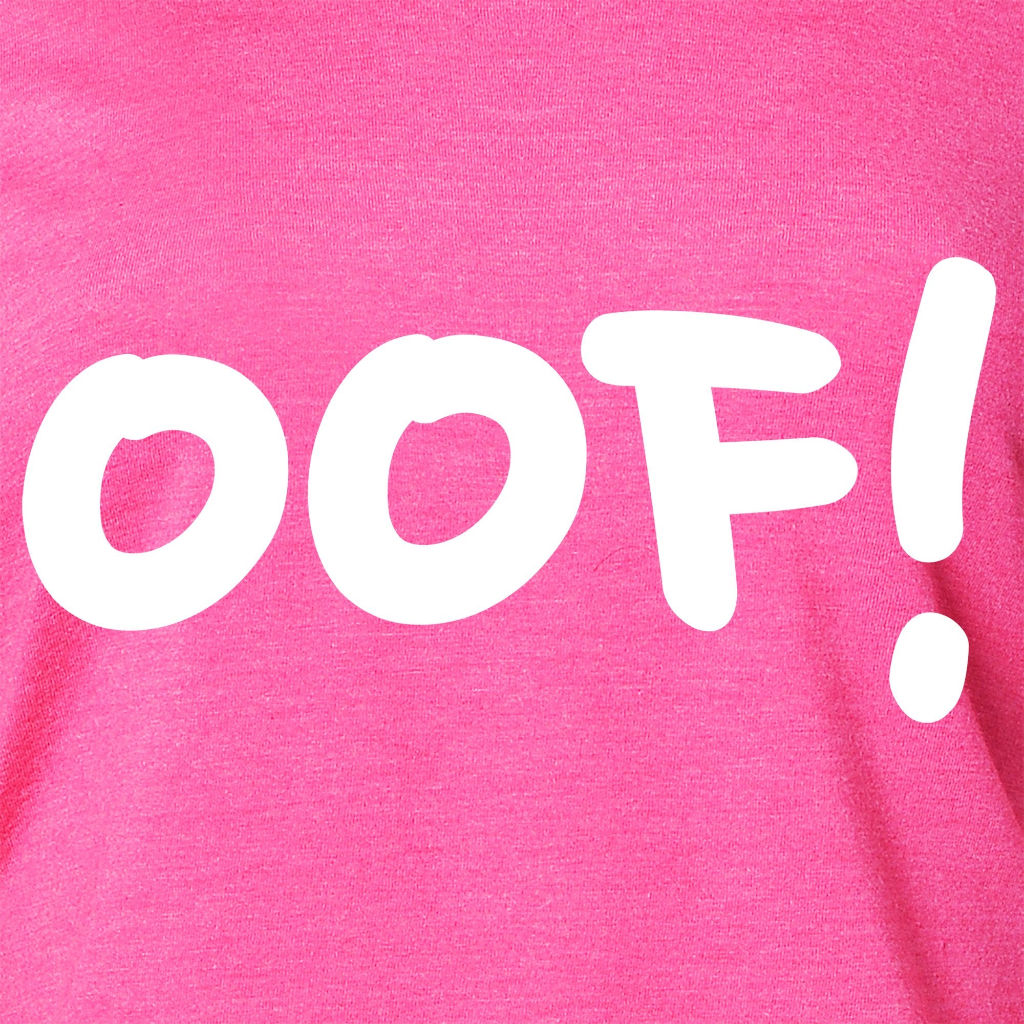 oof! Black Tapered Long Sleeve Hoodie