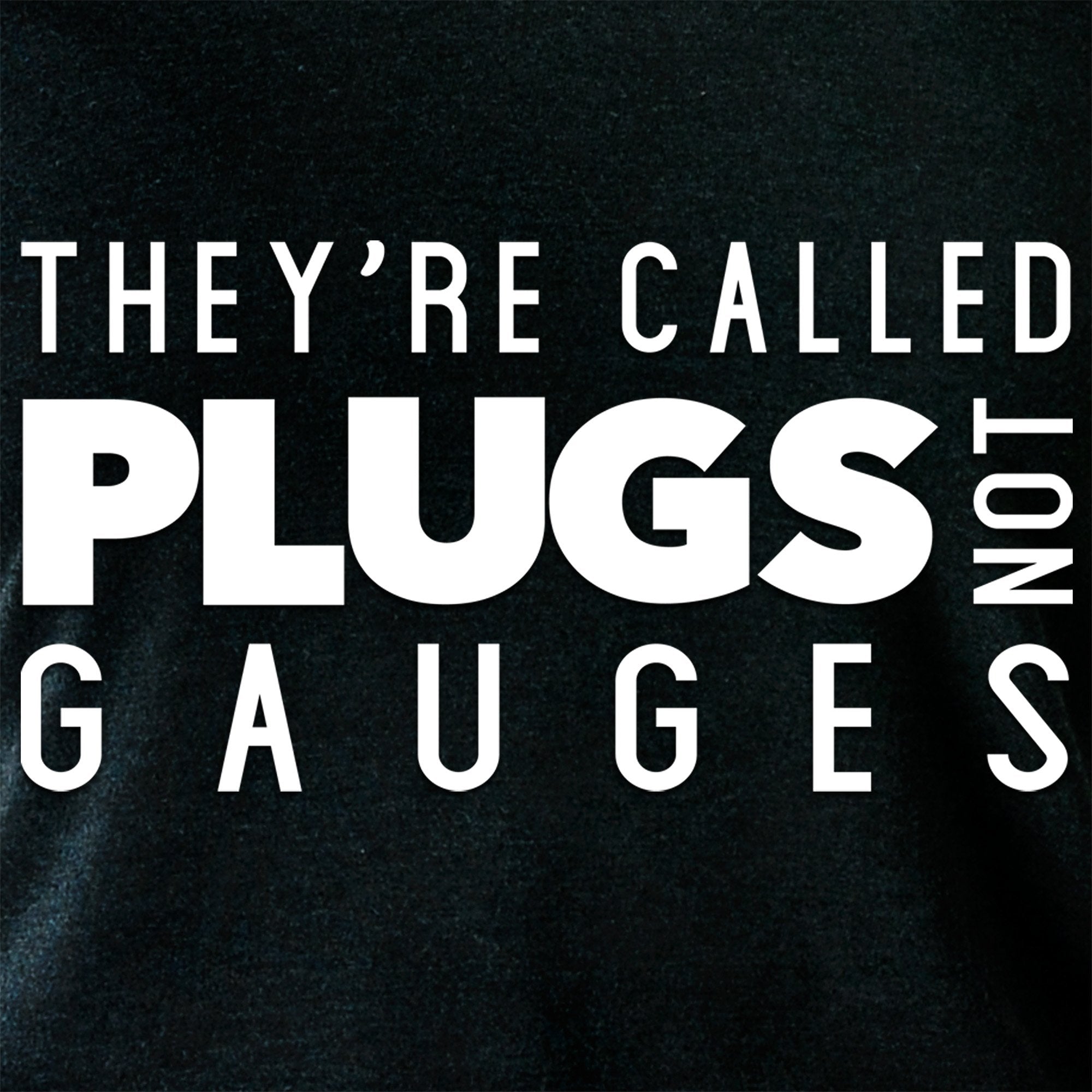They're Called Plugs NotGs Black Tapered Long Sleeve Hoodie