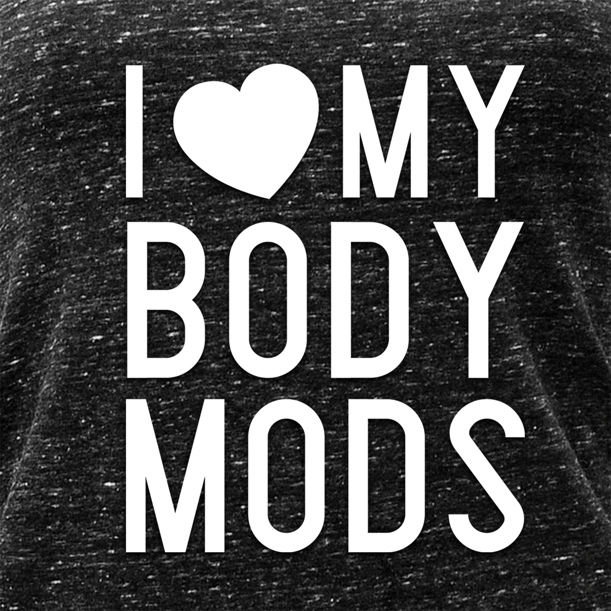 I Love My Body Mods Black Gray Cosmic Twist Back Tank Top