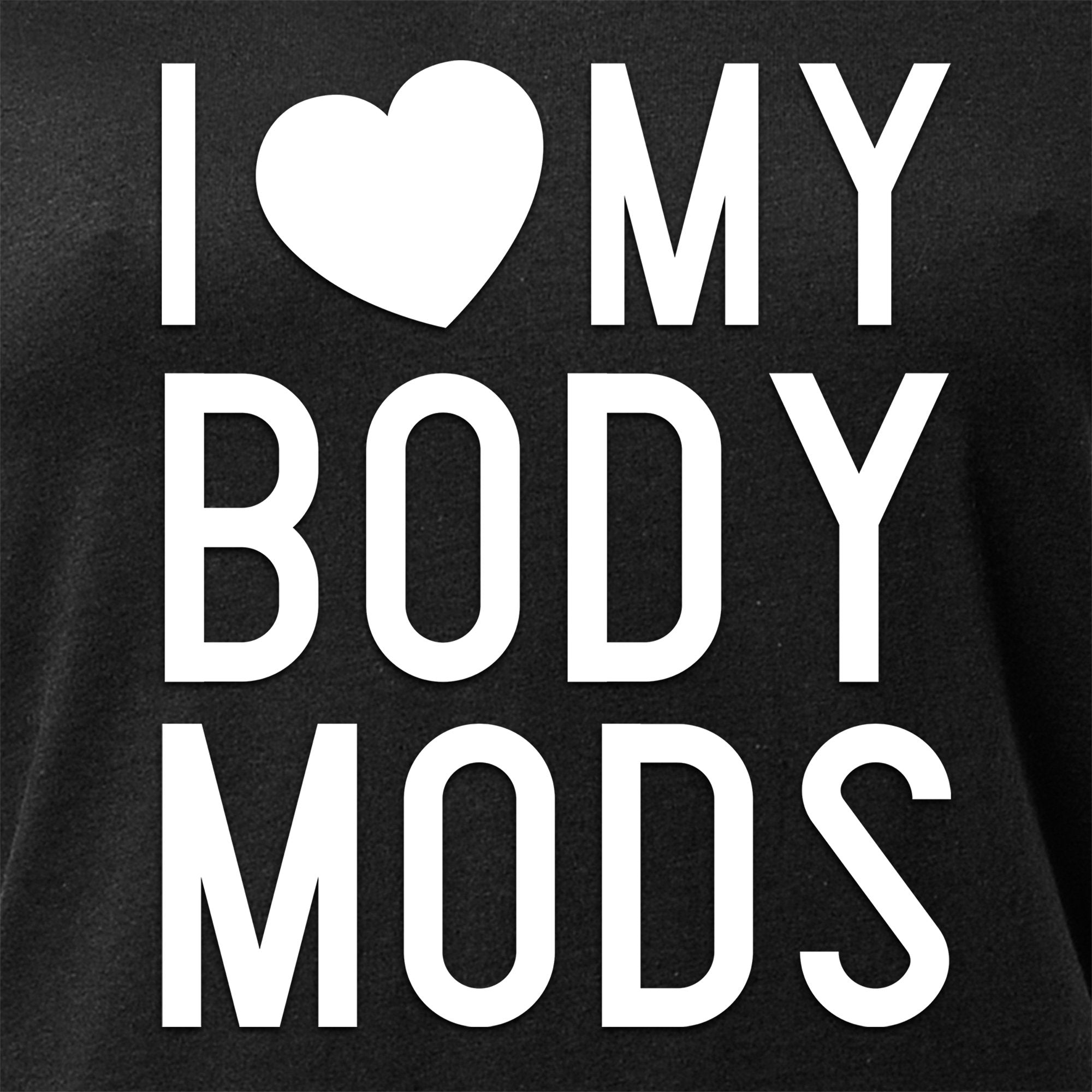 I Love My Body Mods Tapered V-Neck Tee Shirt