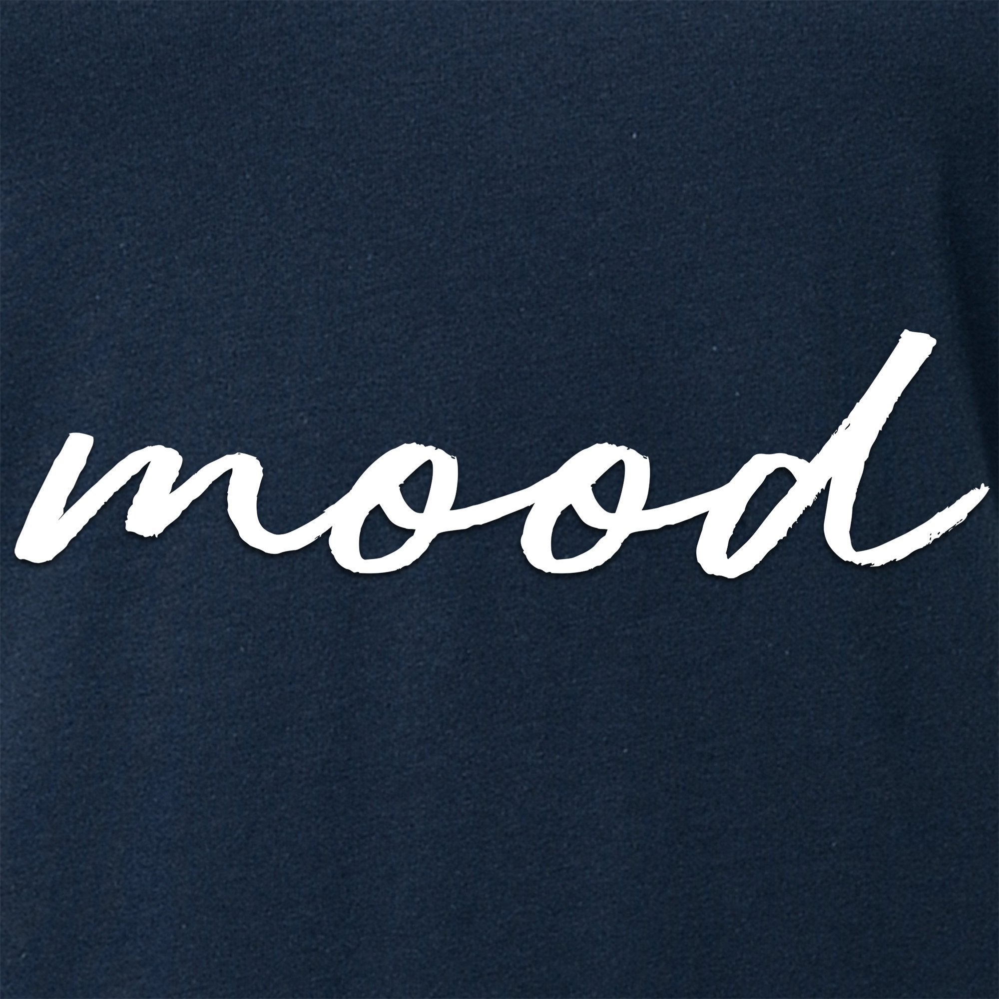 Mood Black Tapered V-Neck Tee Shirt