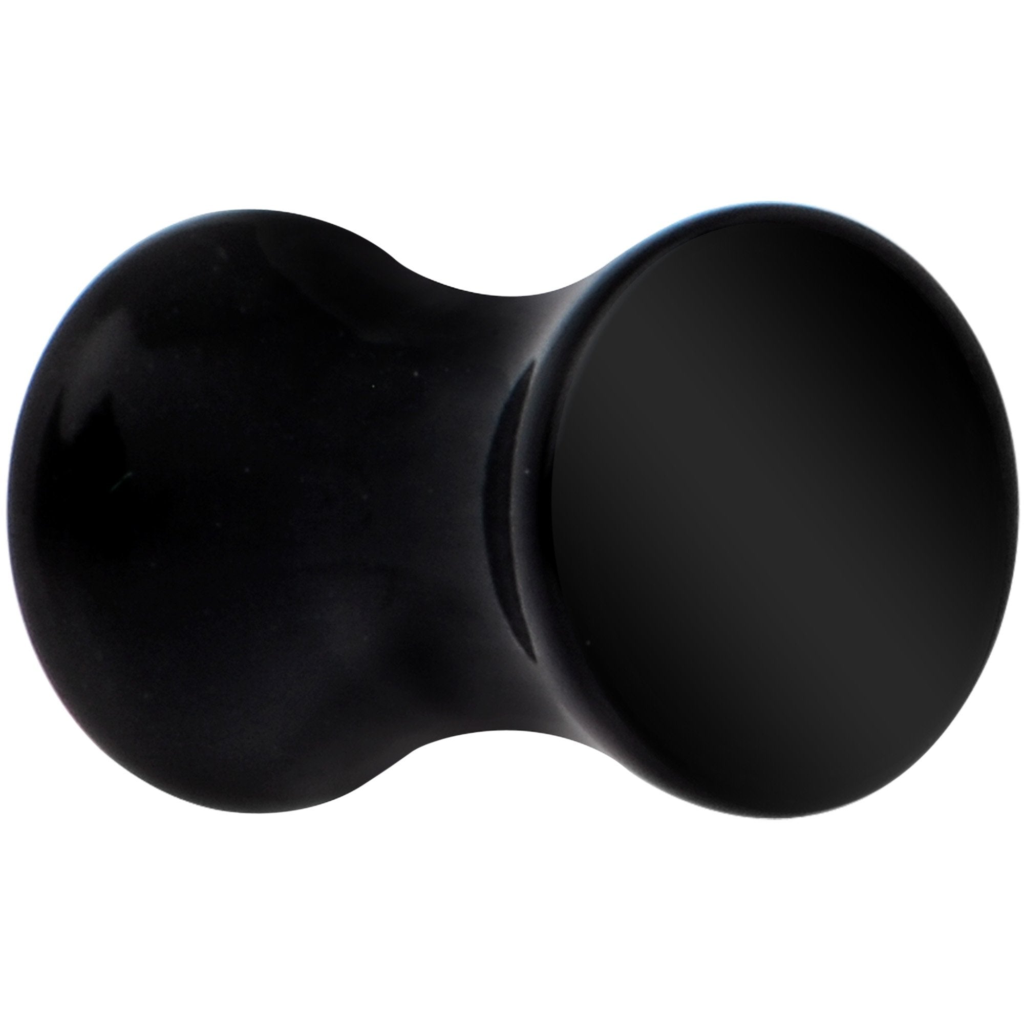 Black UV Acrylic Saddle Plug Set 5mm to 25mm