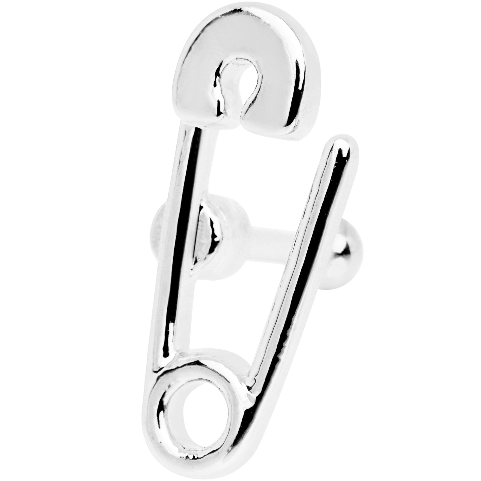 16G Open Safety Pin Tragus Cartilage Earring