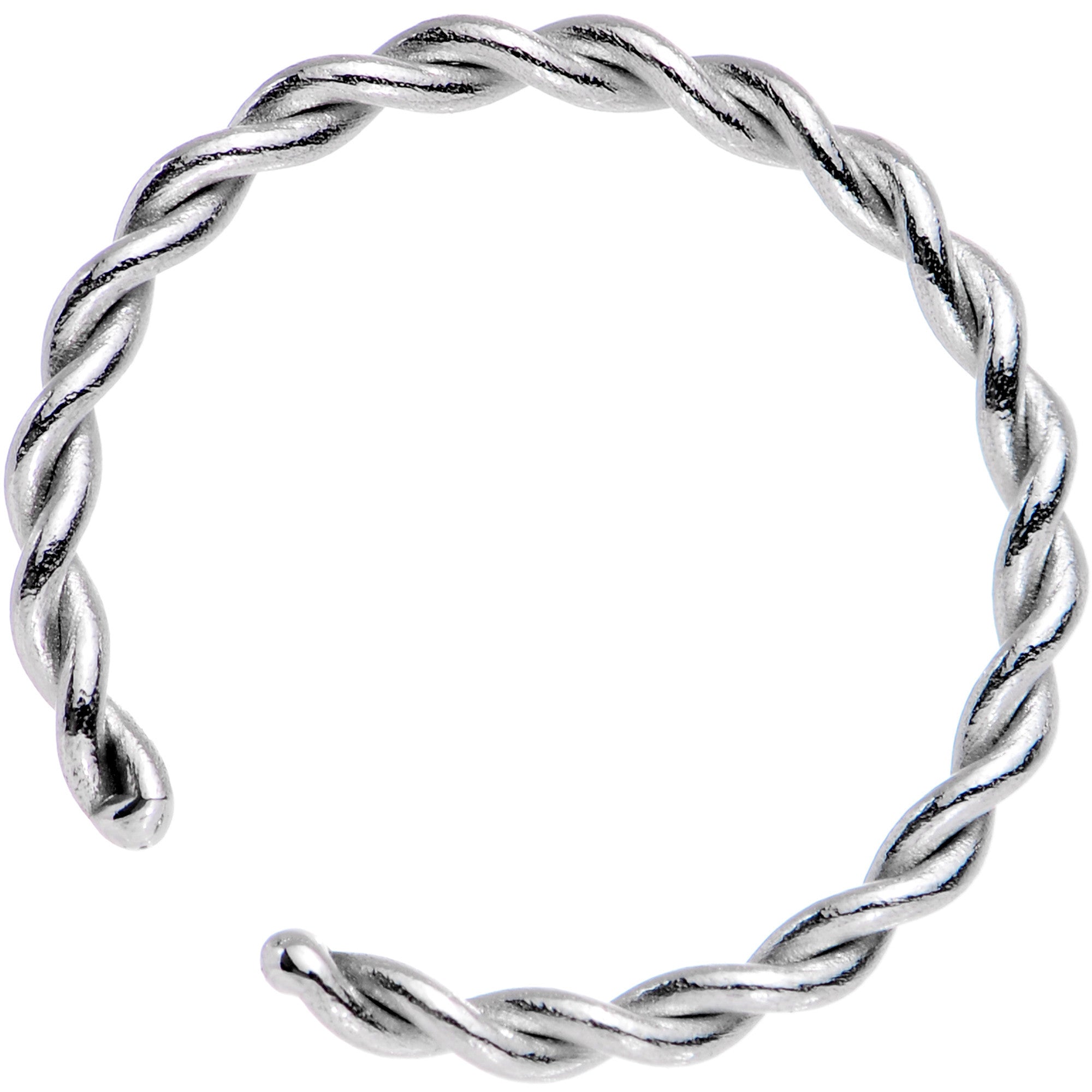 16G 3/8 Annealed Steel Seamless Braided Circular Ring