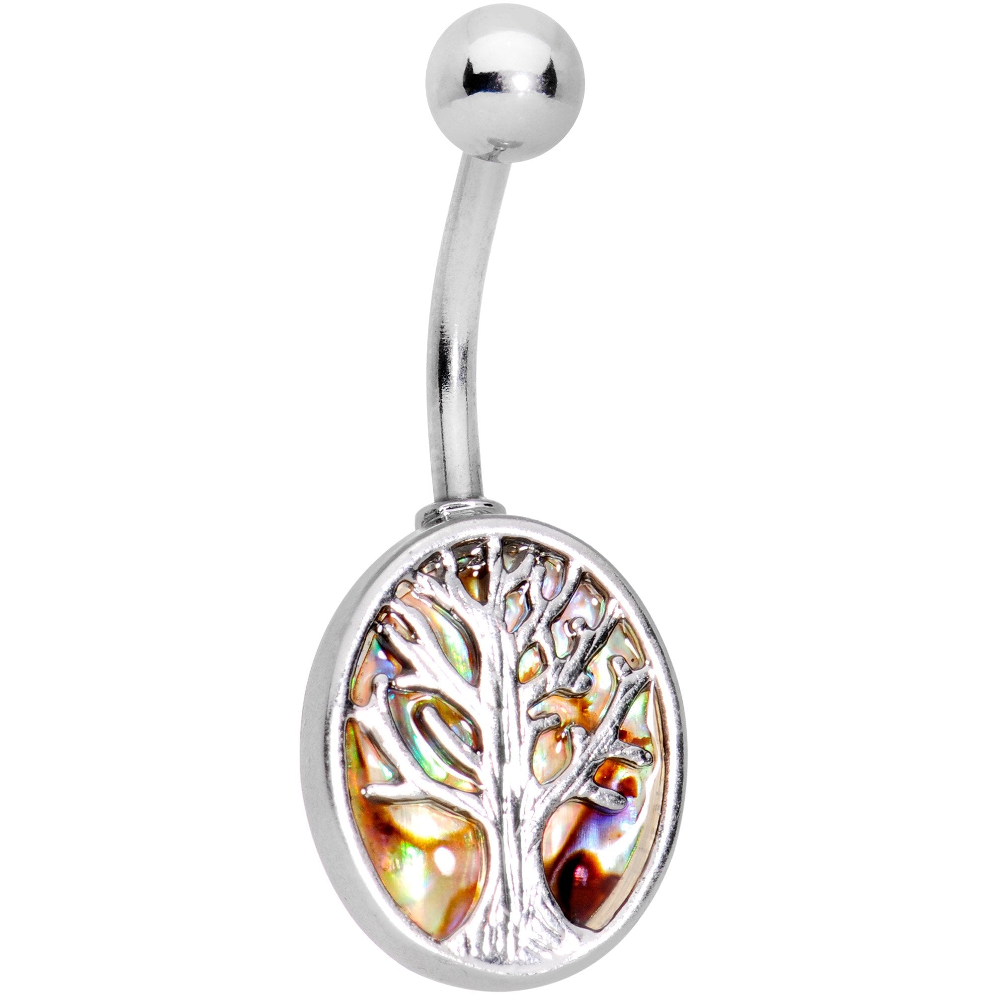 Favorite Foliage Fall Tree Belly Ring