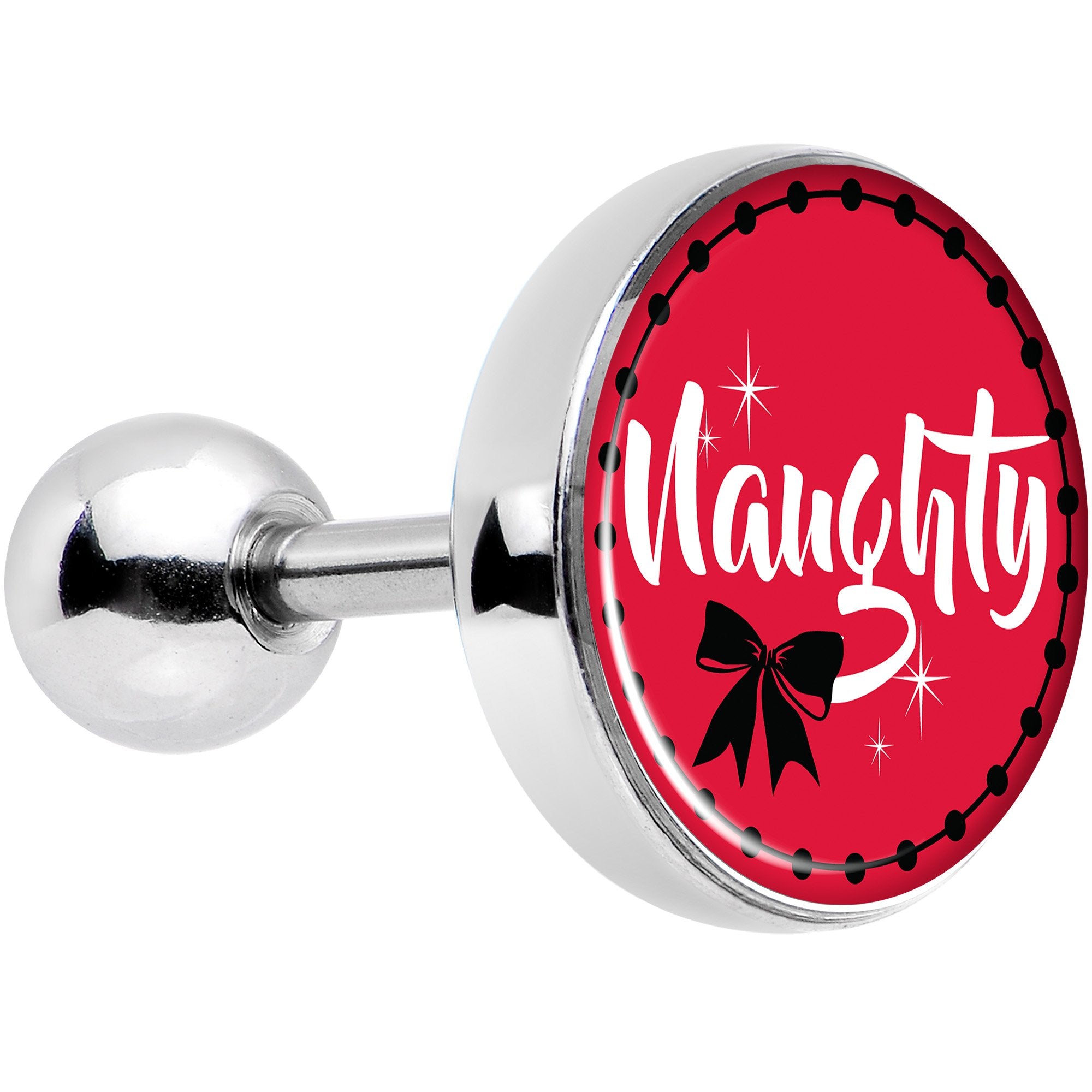 16G 1/4 Naughty Holiday Tragus Cartilage Earring