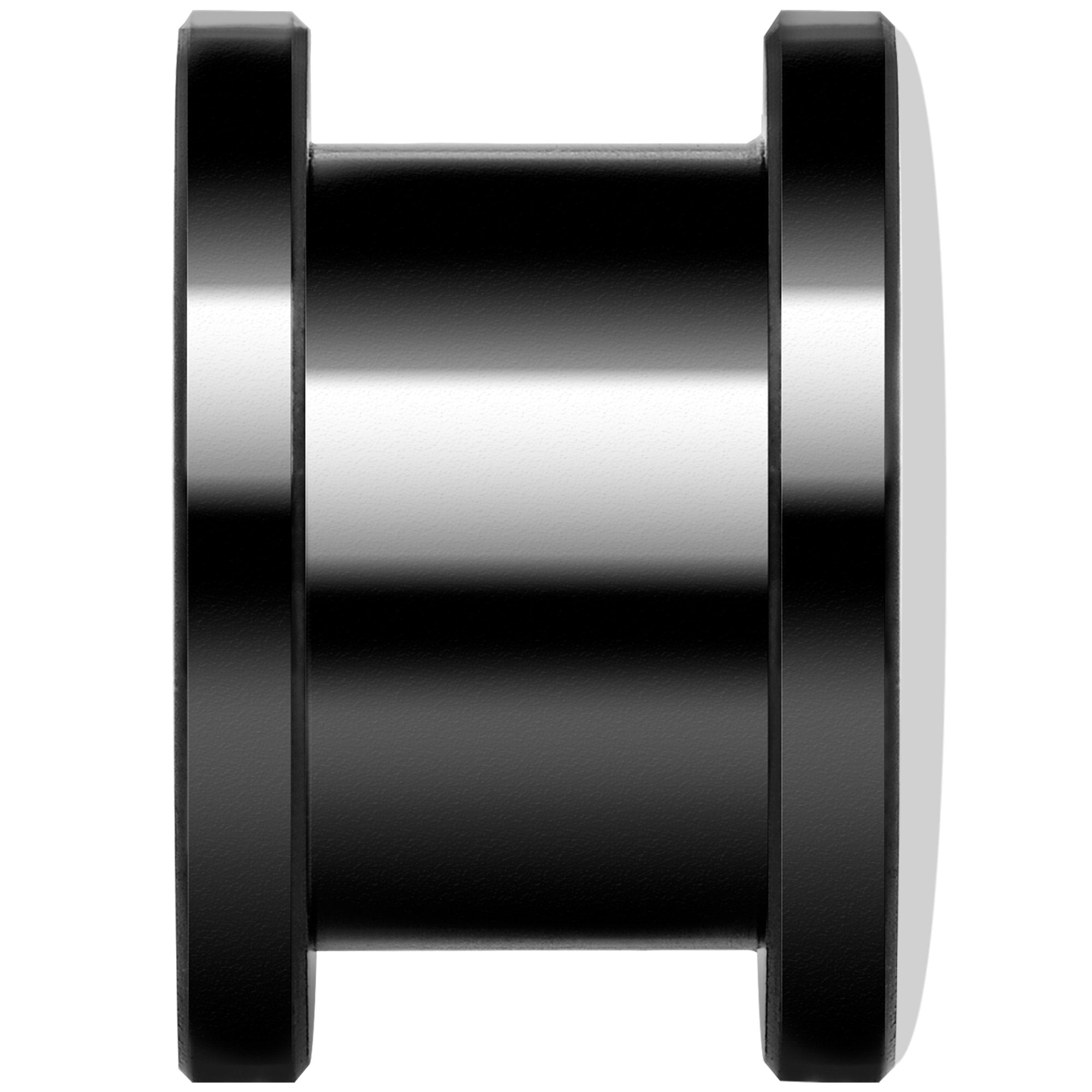 Pink American Flag Black Anodized Screw Fit Plug Set 1/2