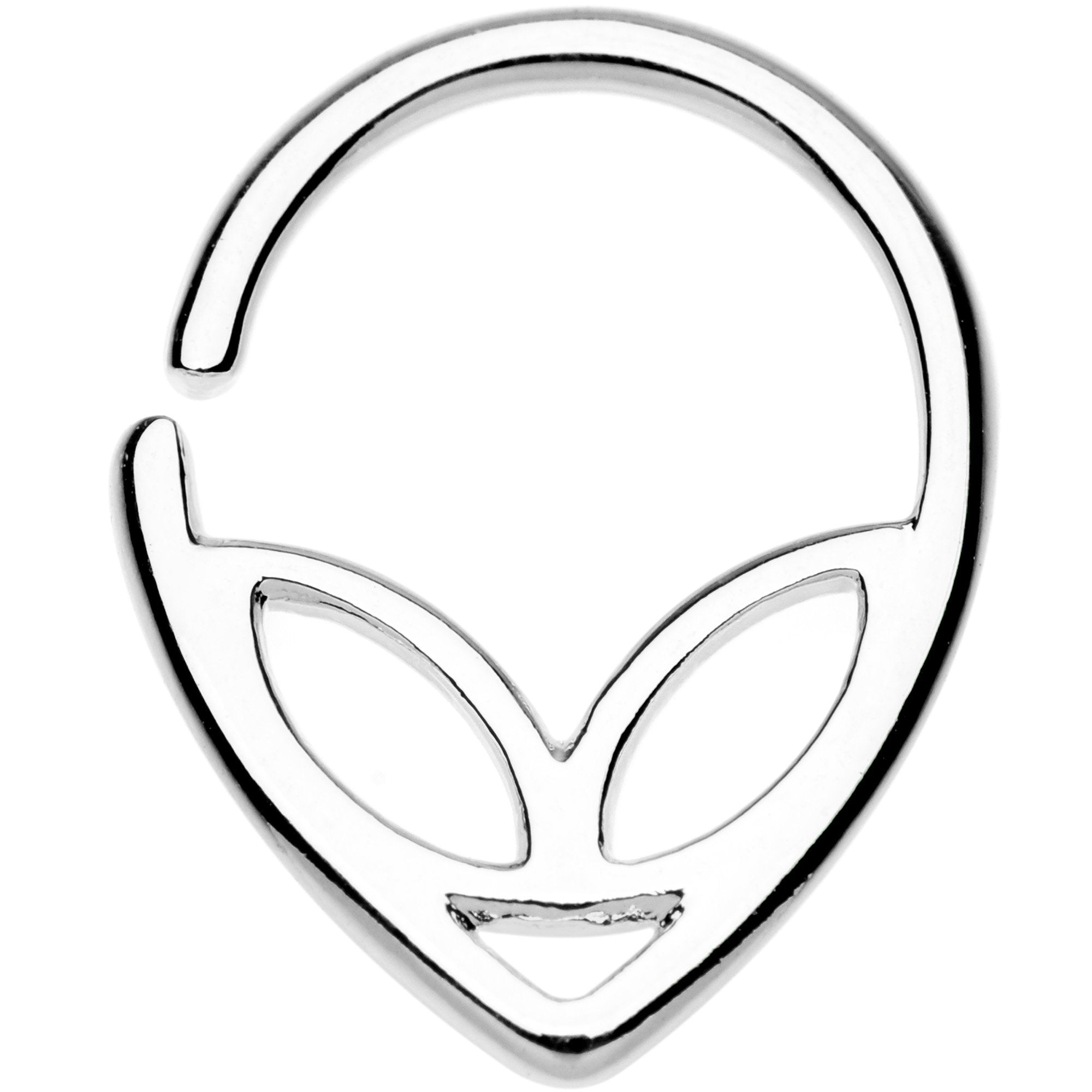 16G 3/8 UFO Alien Septum Ring