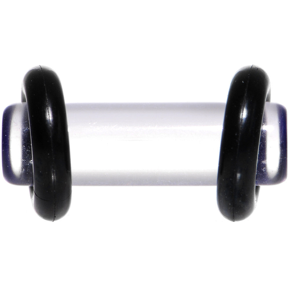 6G Clear Acrylic Straight Plug Set