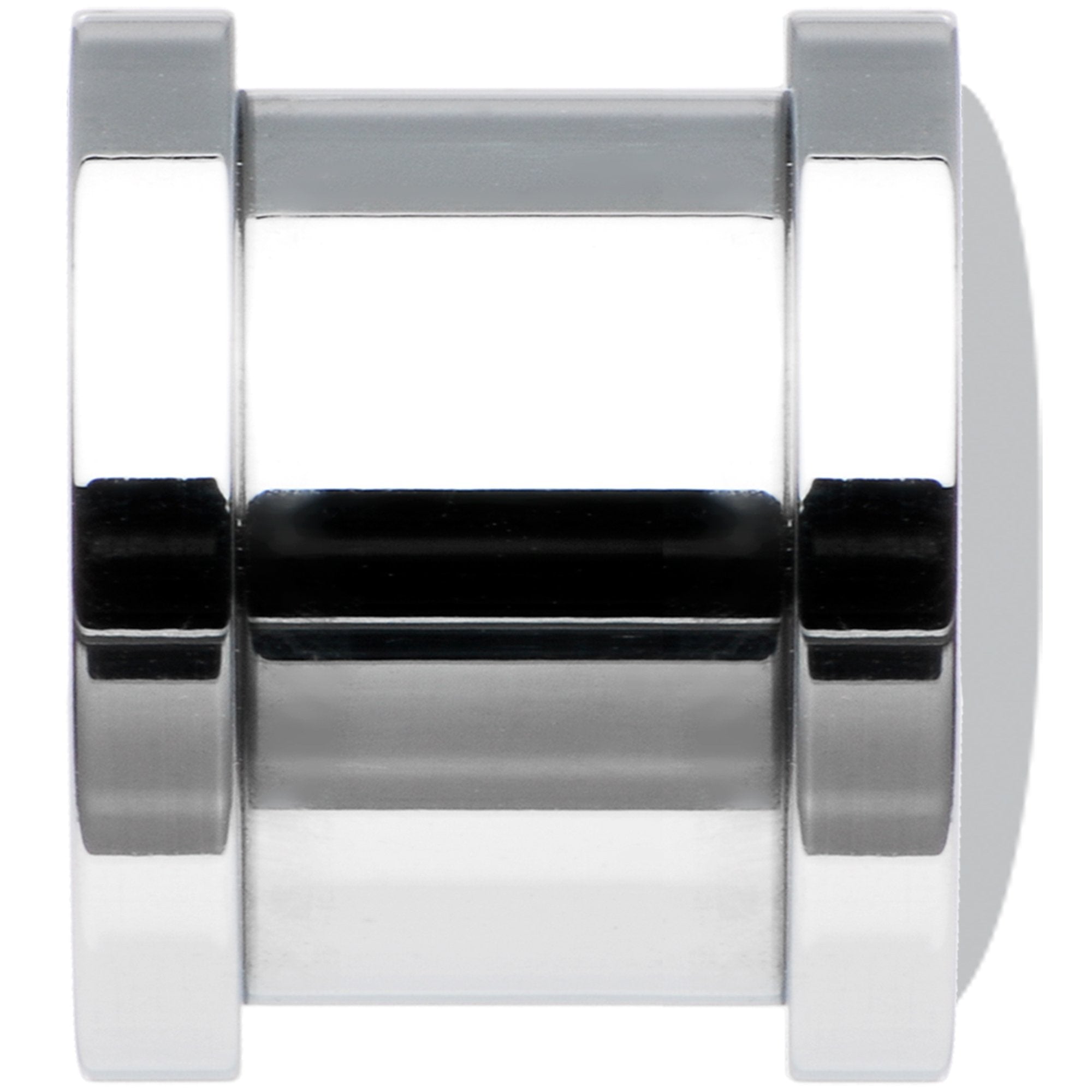 Black White Leopard Eyes Steel Screw Fit Plug Set 0G