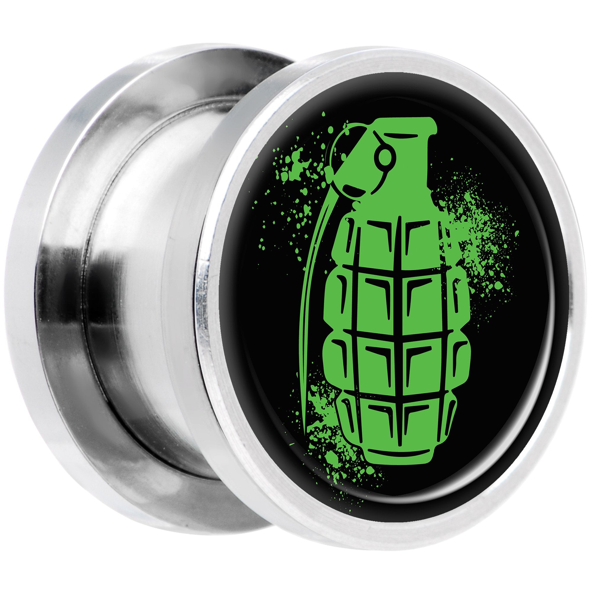 Green Grenade Steel Screw Fit Plug Set 1/2