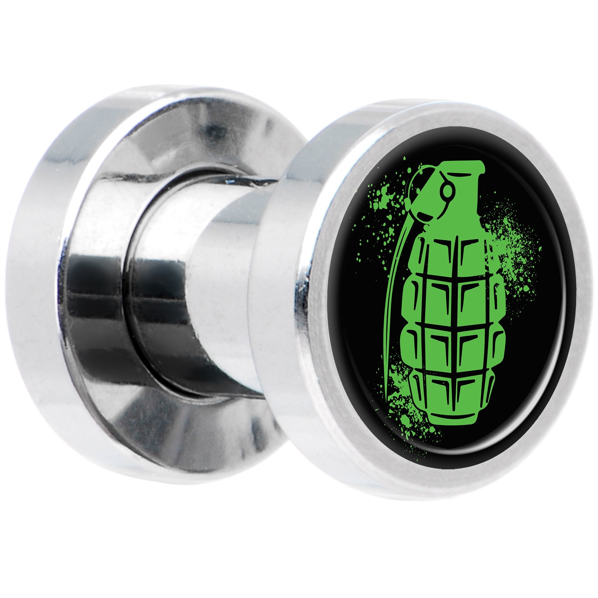 Green Grenade Steel Screw Fit Plug Set 4G