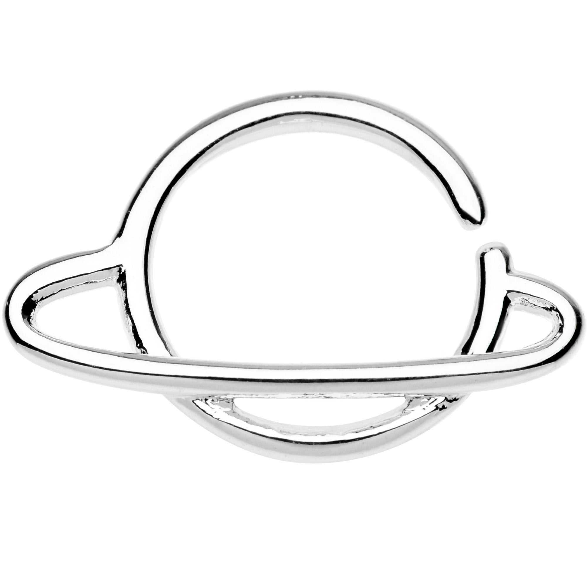 16G 3/8 Saturn Planet Septum Ring
