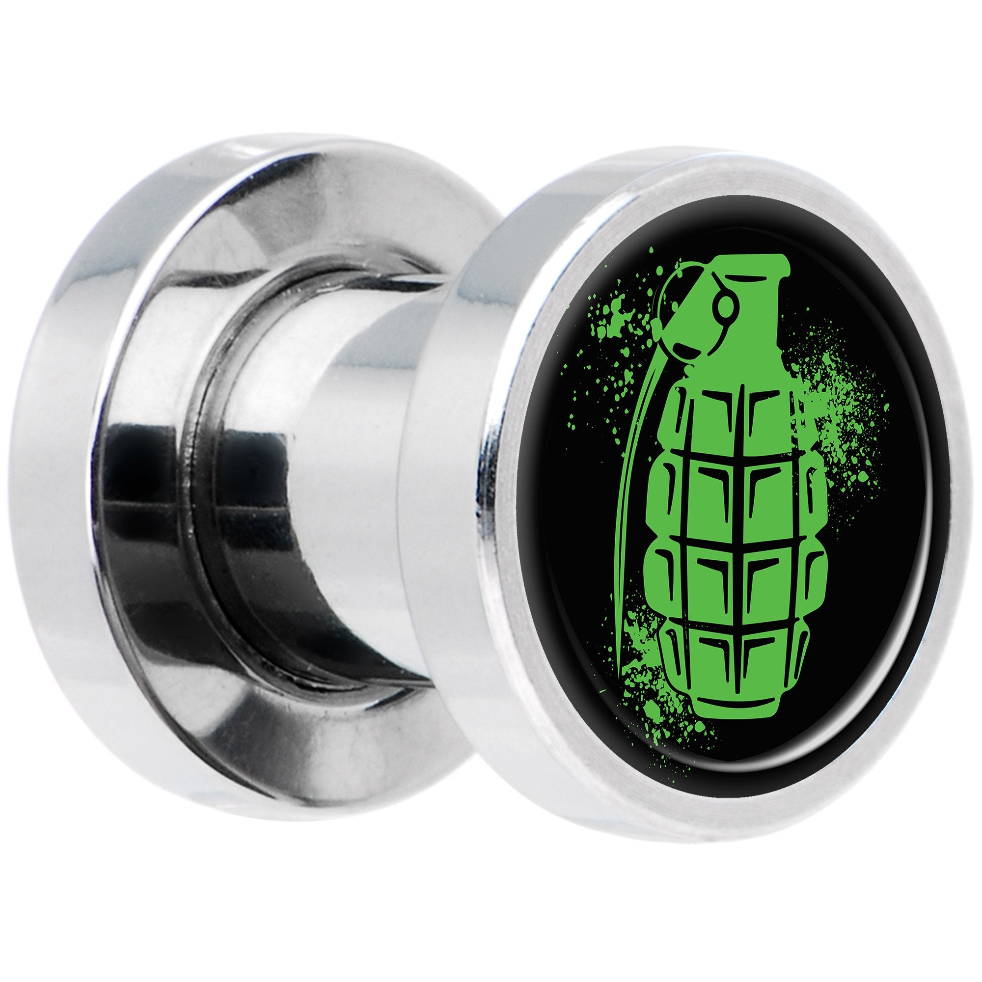 Green Grenade Steel Screw Fit Plug Set 2G