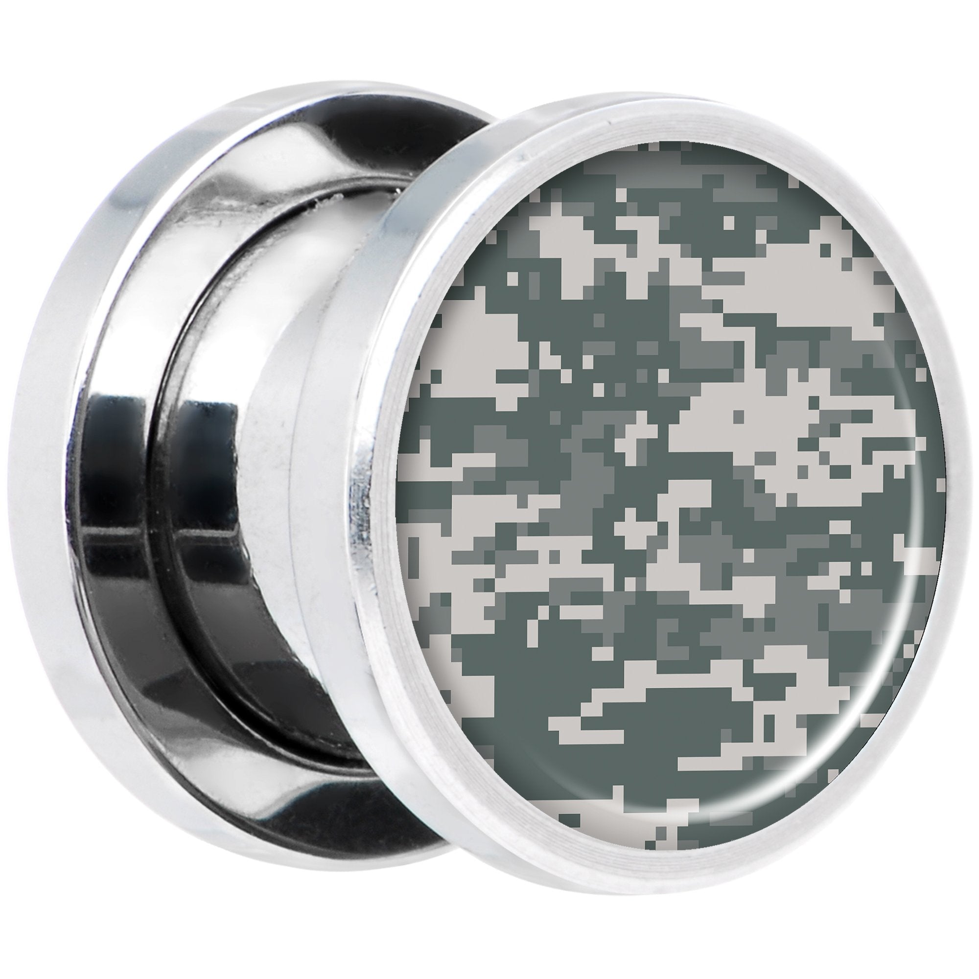 Digital Camo Print Steel Screw Fit Plug Set 00G