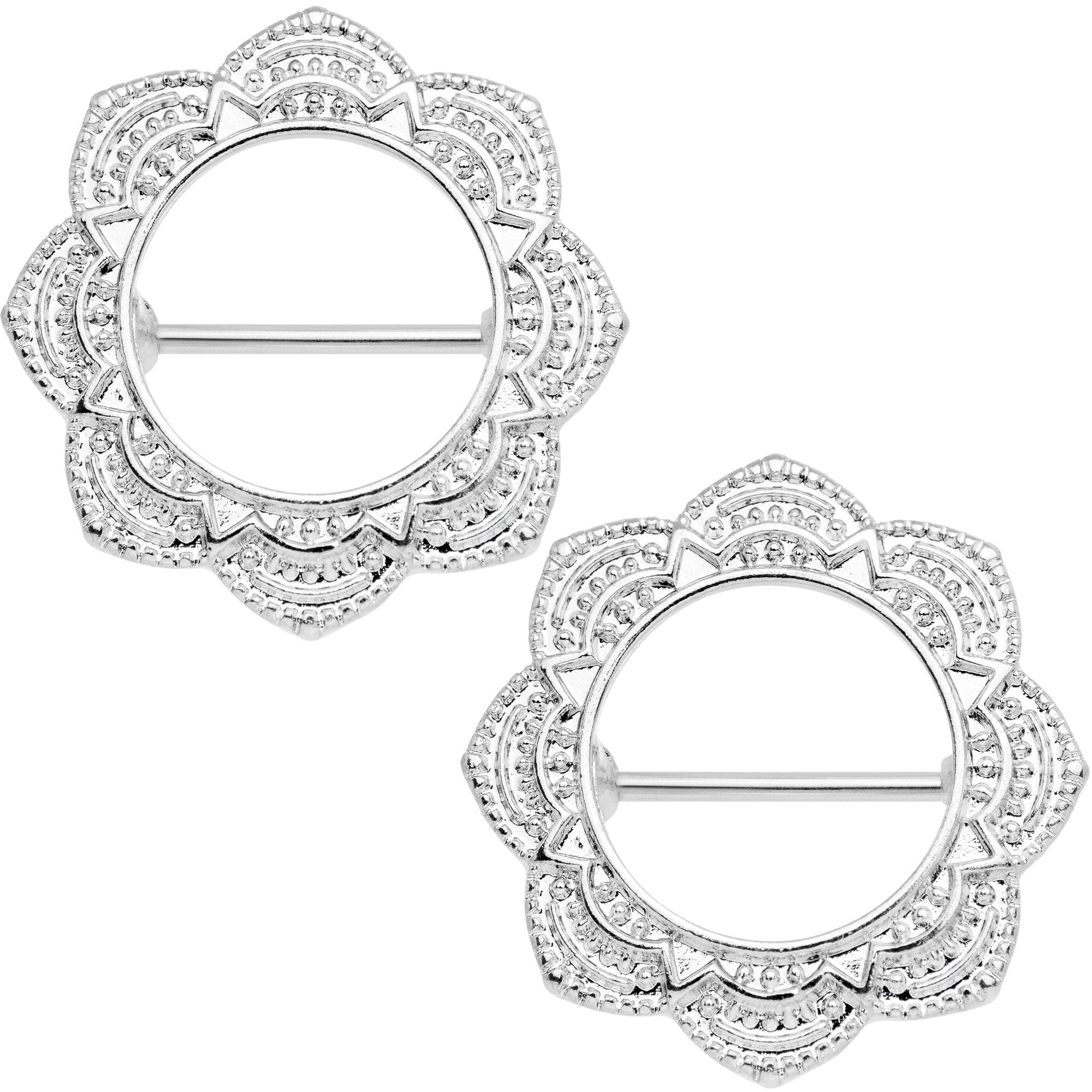 16G 9/16 Divine Henna Nipple Shield Set