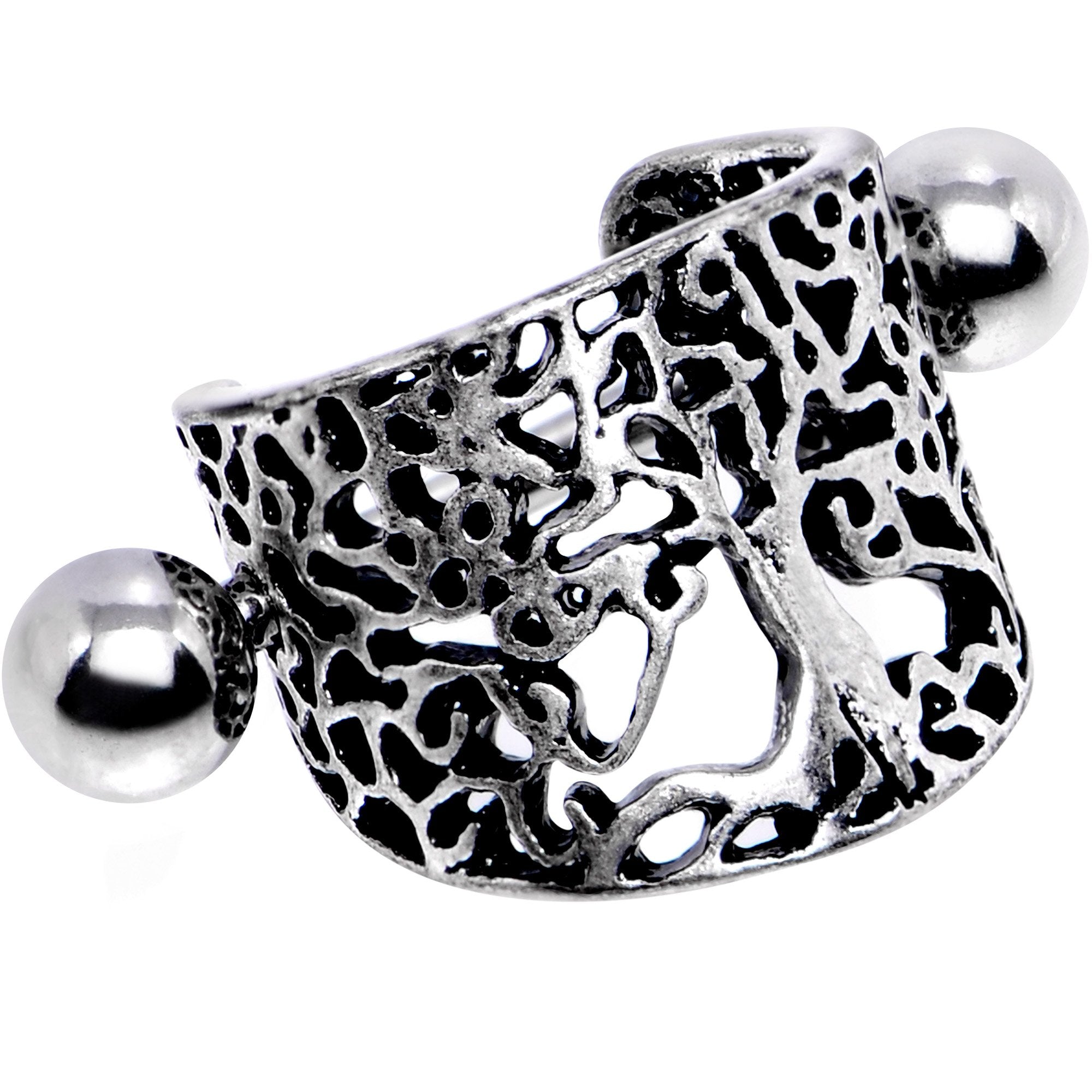 16G 1/2 Wild Tree Cuff Cartilage Earring