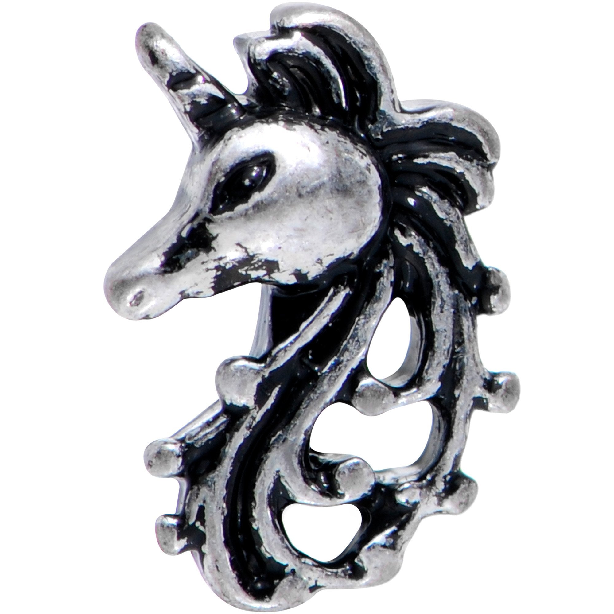 16G 1/4 Majestic Unicorn Cartilage Tragus Earring