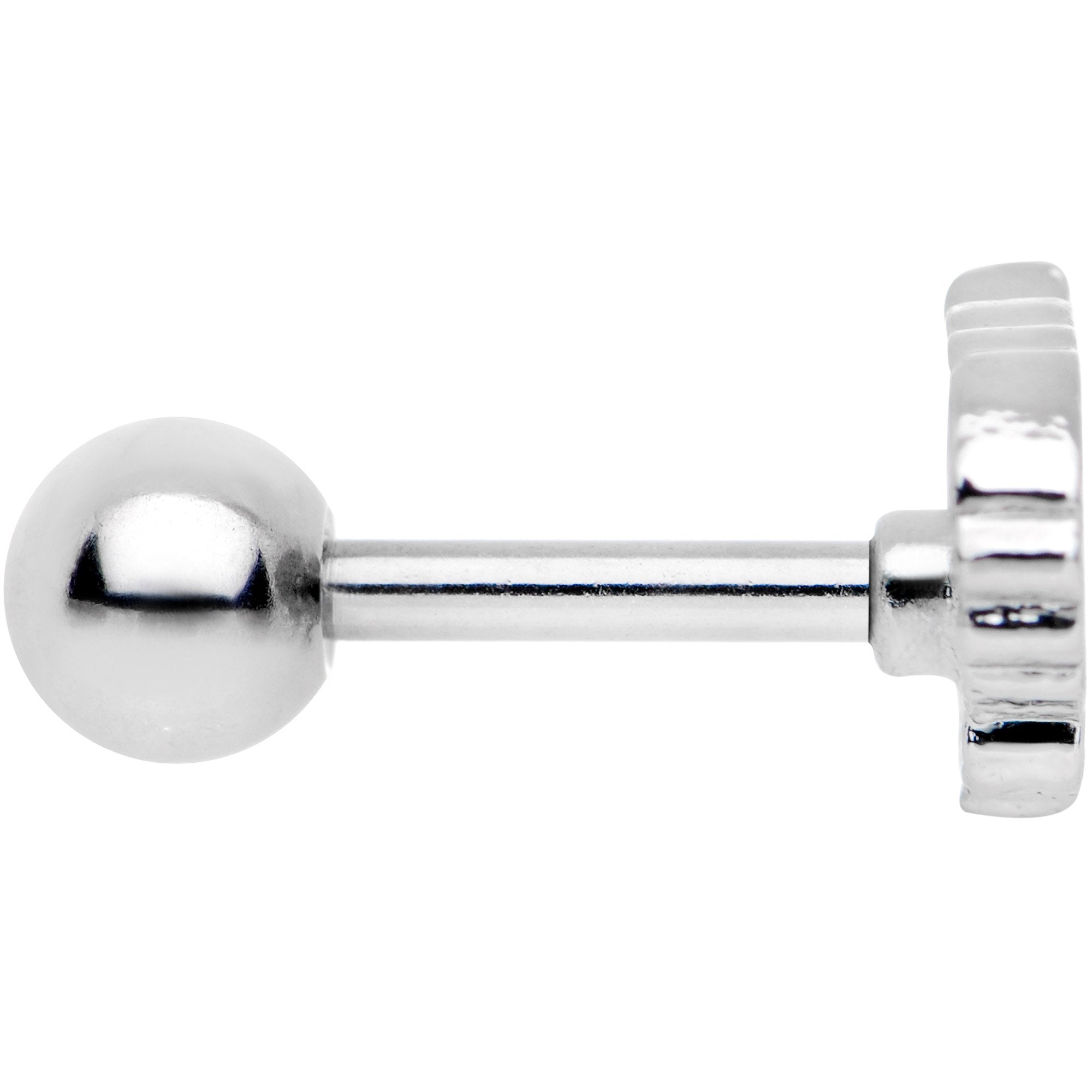 16G 1/4 Rad Rainbow Unicorn Cartilage Tragus Earring