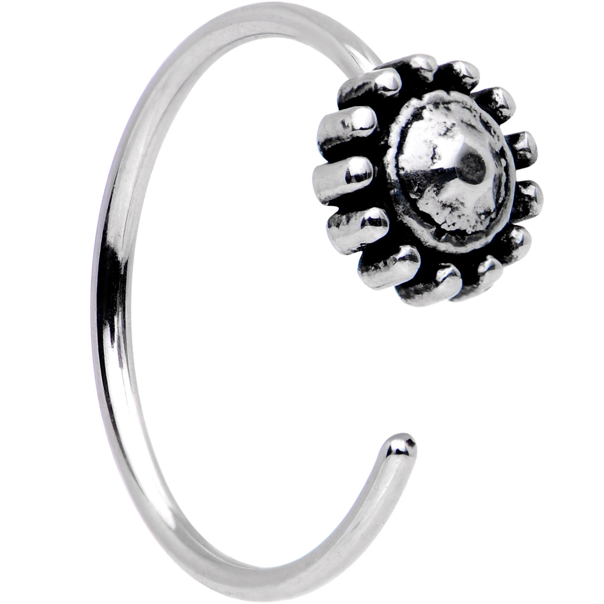 20G Knickknacks Trinkets Nose Bone Heart Closure Ring Pack Set of 3