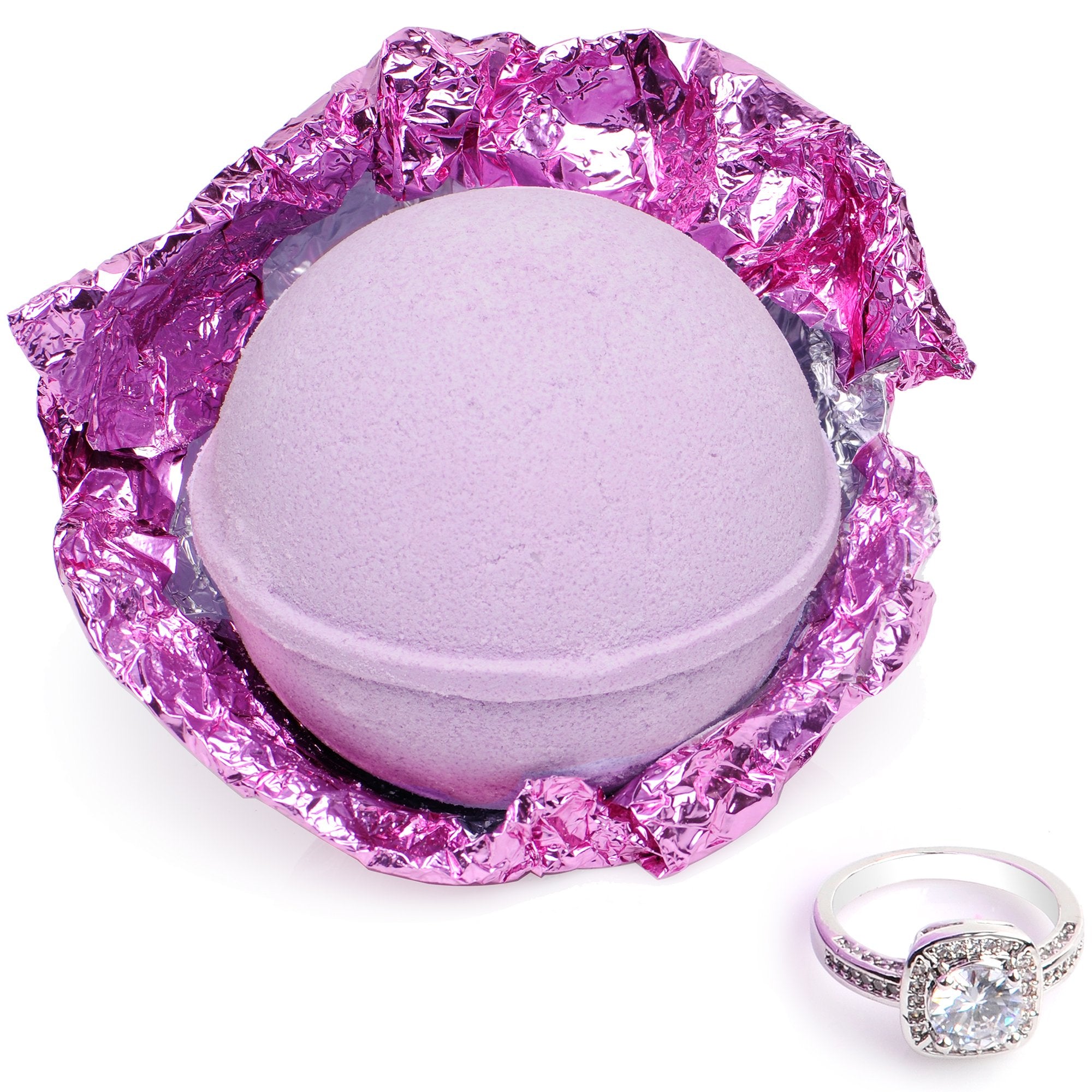 Enliven Me Lavender Bath Bomb with Jewelry Ring Inside