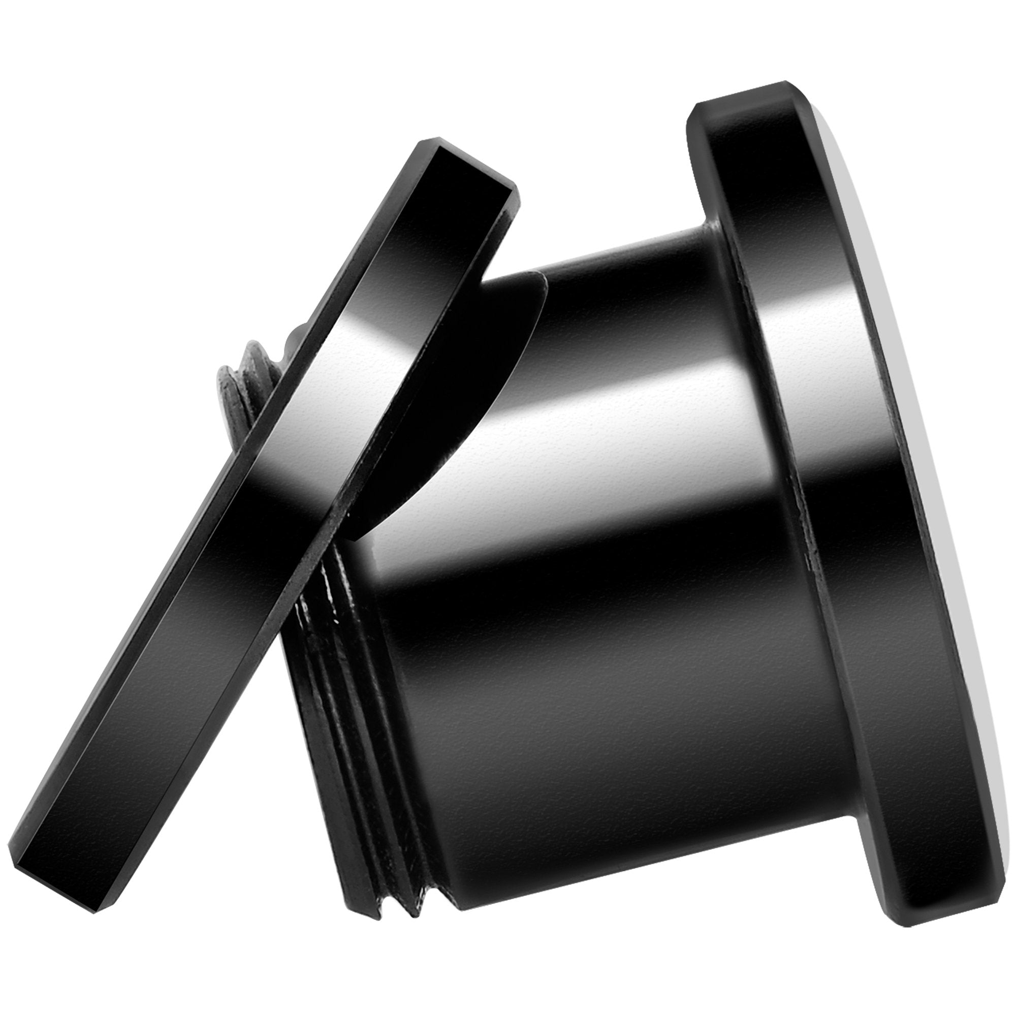 Full Color Owl Black Anodized Screw Fit Plug Set 00G