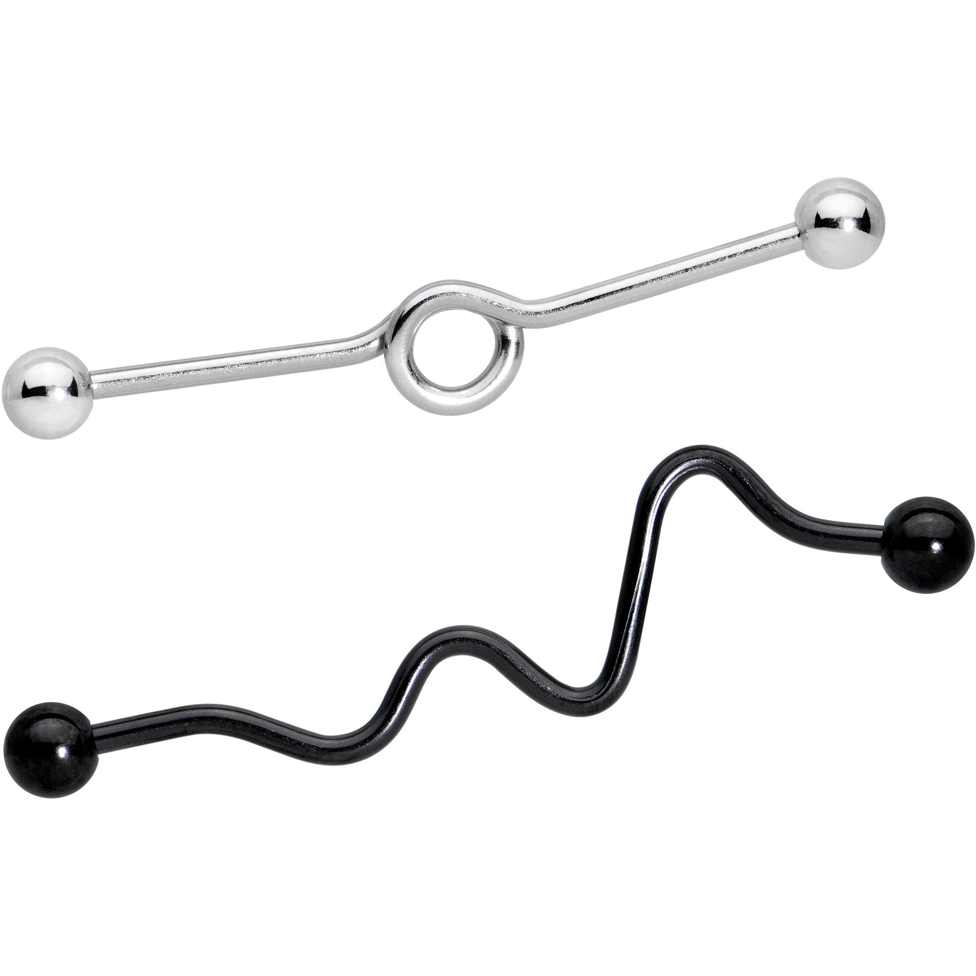 14G Wacky Shape Industrial Project Bar Set of 5 40mm