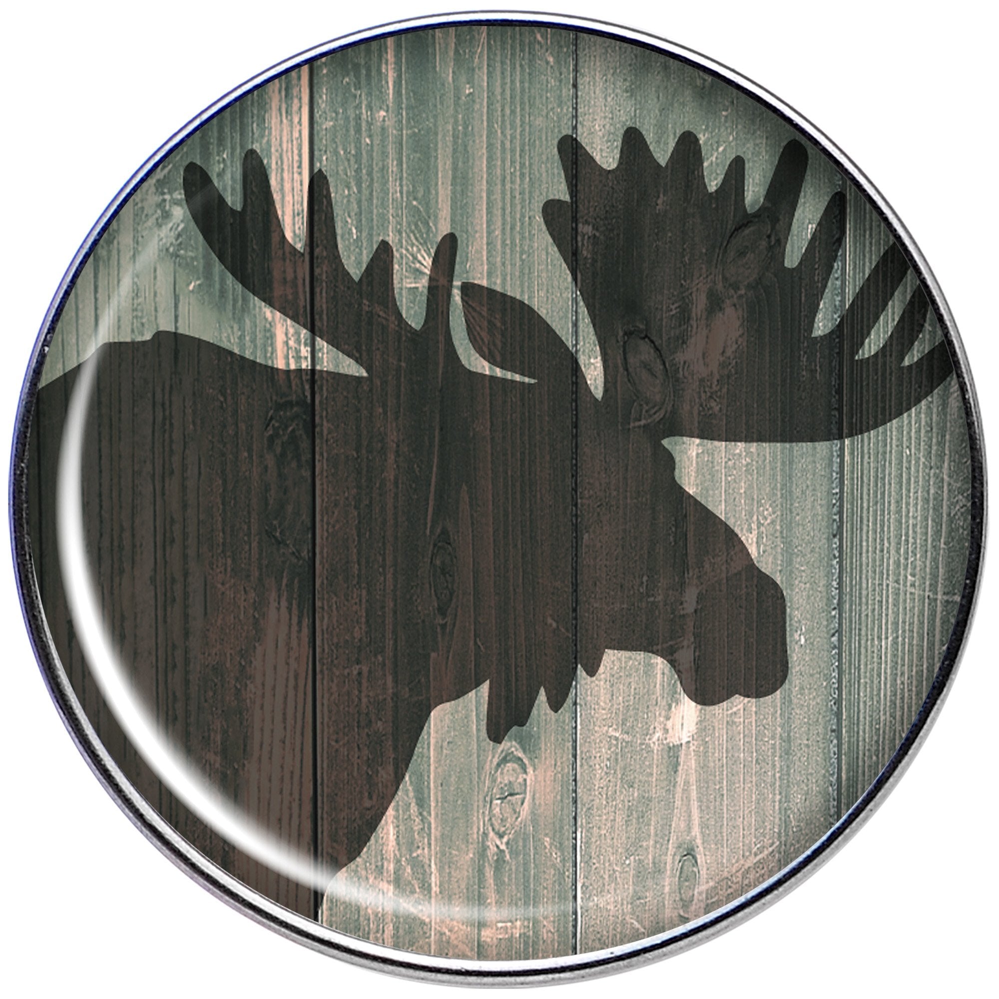 16G 1/4 Holiday Rustic Wood Moose Tragus Cartilage Earring