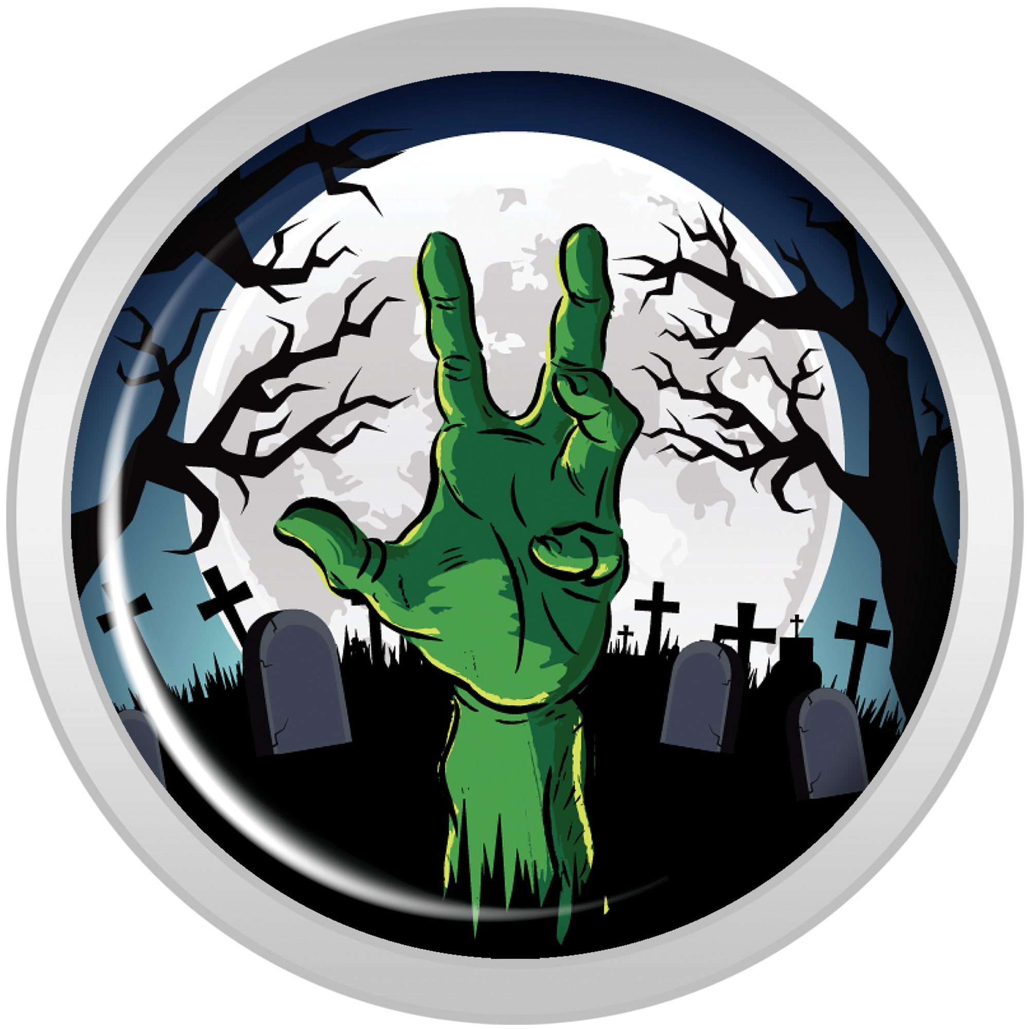 Cemetery Zombie Hand Halloween Plug Set 00G