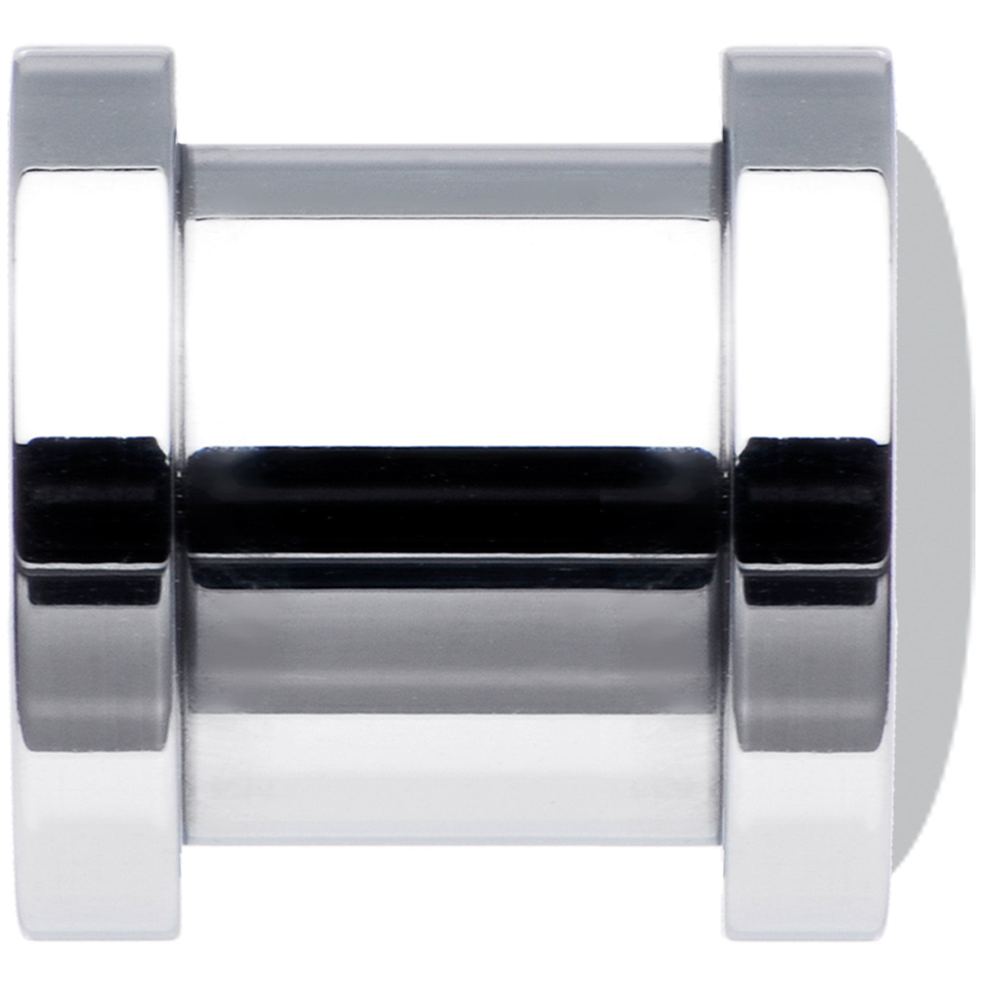 Black White Owl Steel Screw Fit Plug Set 2G