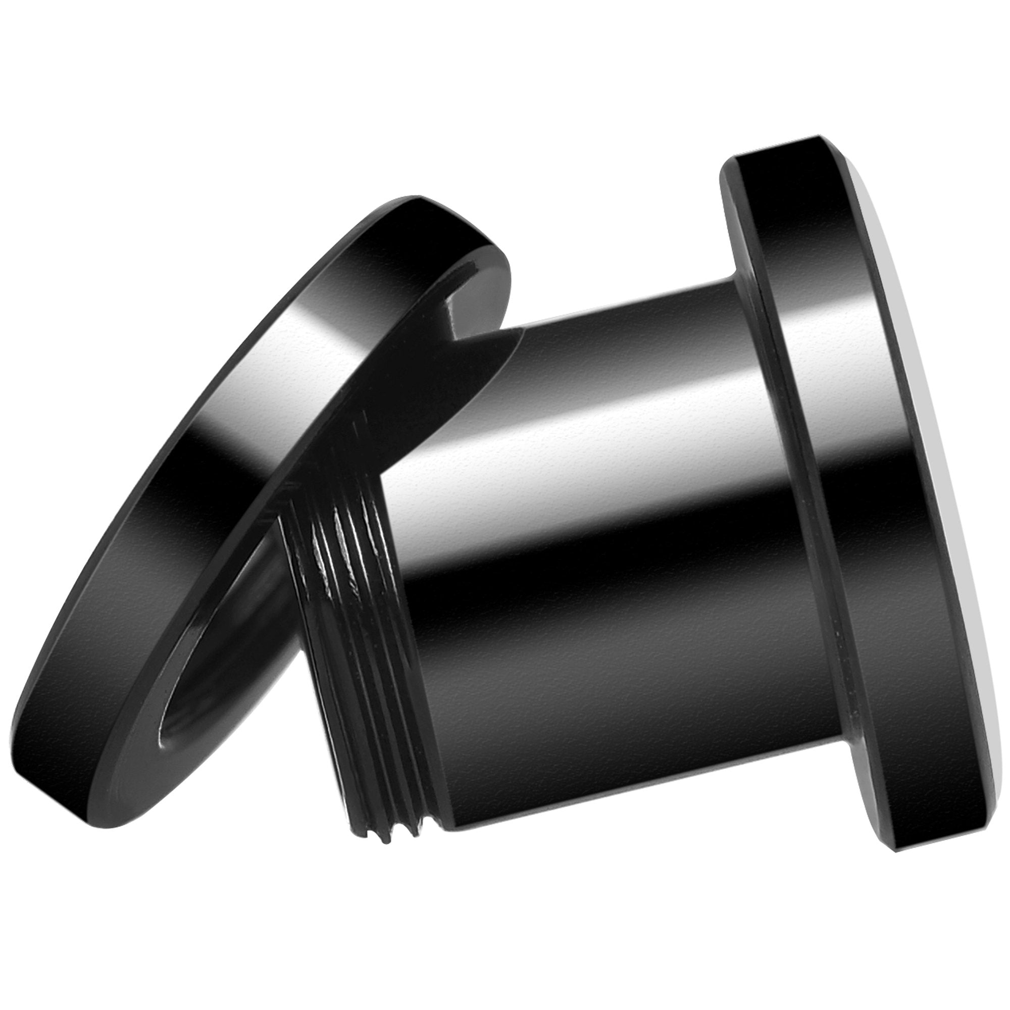 Digital Camo Print Black Anodized Screw Fit Plug Set 0G