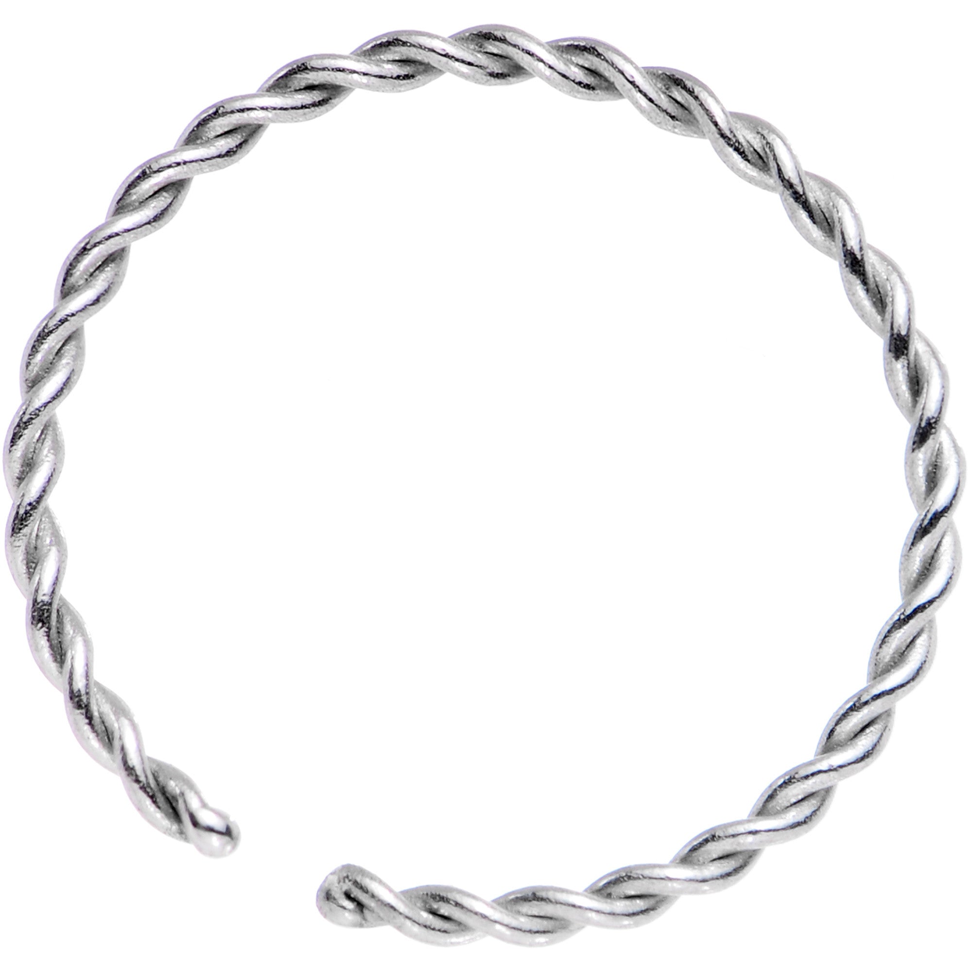 20G 3/8 Annealed Steel Seamless Braided Circular Ring