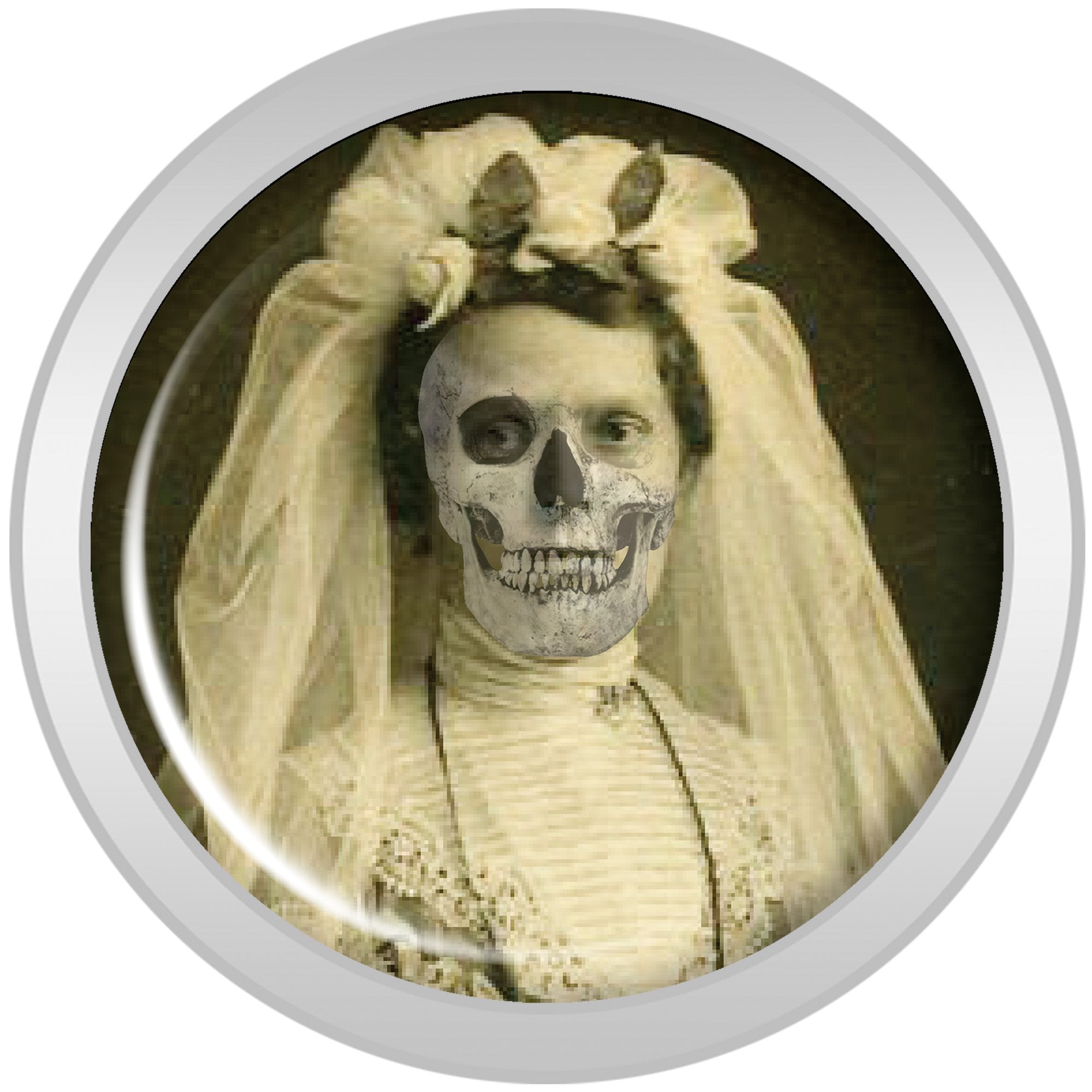 Undead Bride and Groom Halloween Plug Set 2G