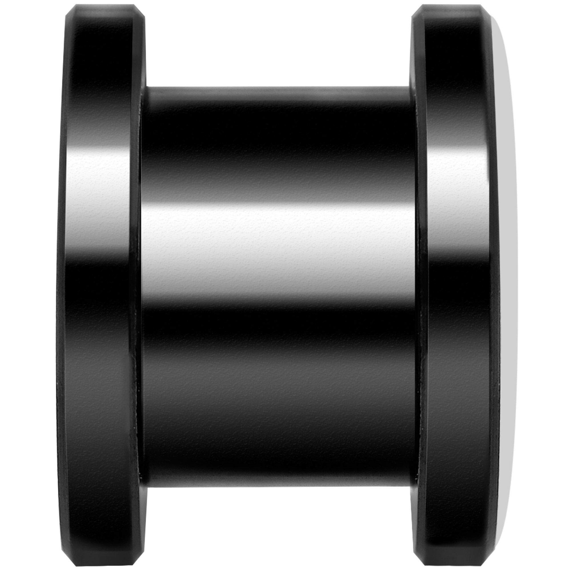 Green American Flag Black Anodized Screw Fit Plug Set 5mm to 20mm