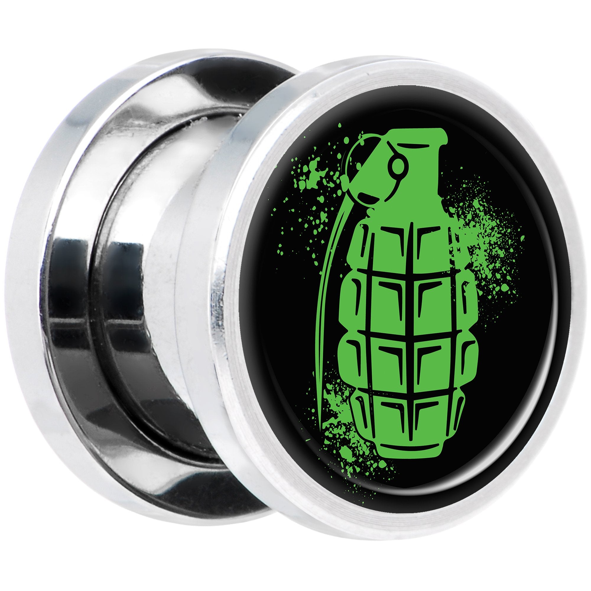 Green Grenade Steel Screw Fit Plug Set 00G