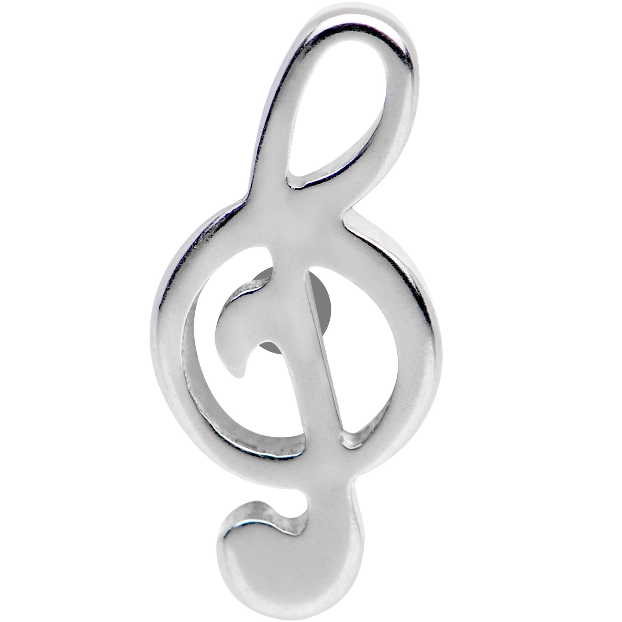 16G 1/4 Treble Clef Music Note Tragus Cartilage Earring