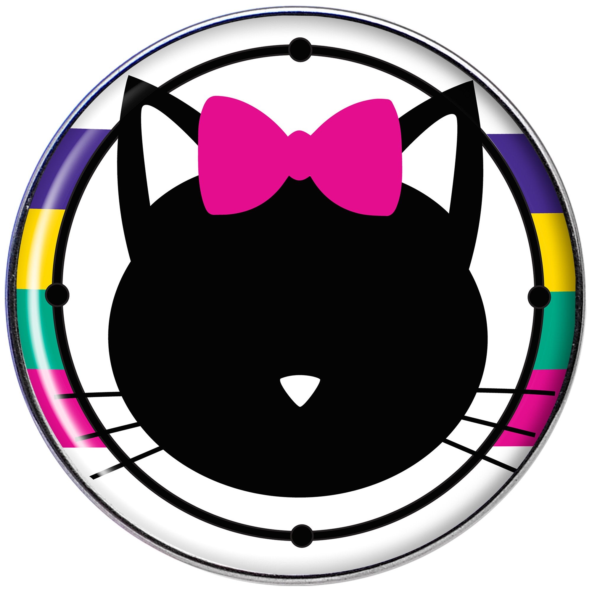 Pink Bow Kitty Cat Craze Tragus Cartilage Earring