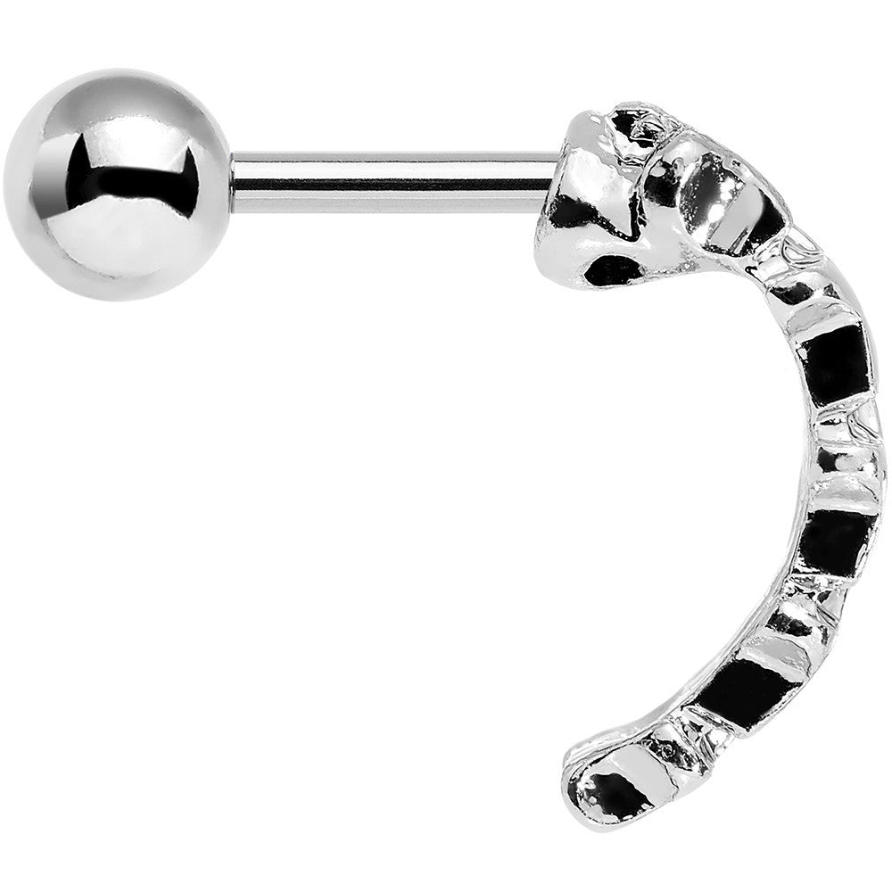 16G 1/4 Stainless Steel Quintet Star Cartilage Earring