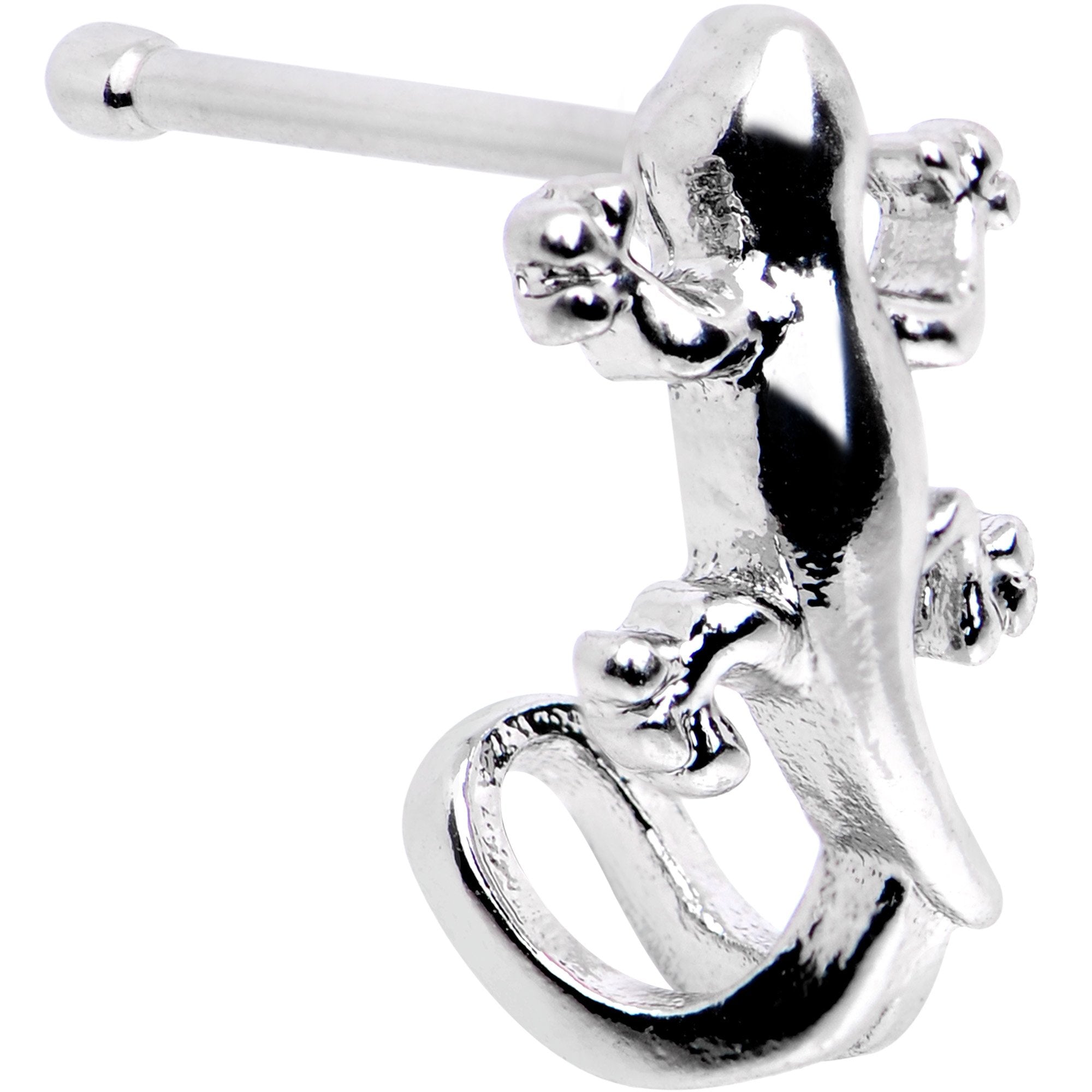 20G 1/4 Desert Lizard Nose Bone