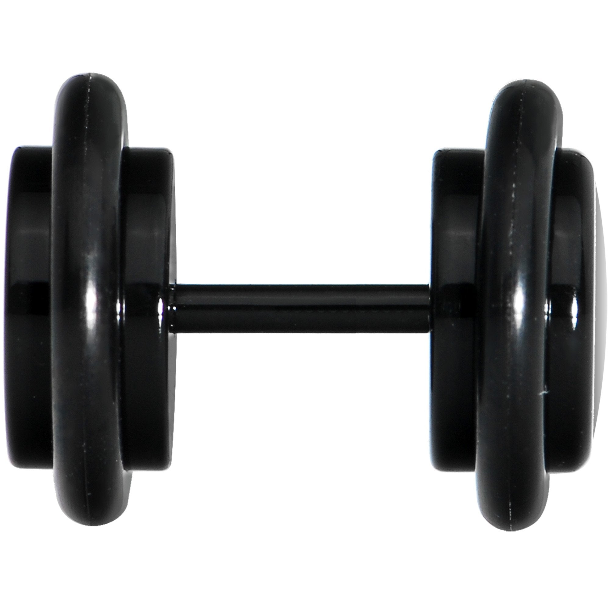 Red Black Plaid Polar Bear Black Cheater Plug Set