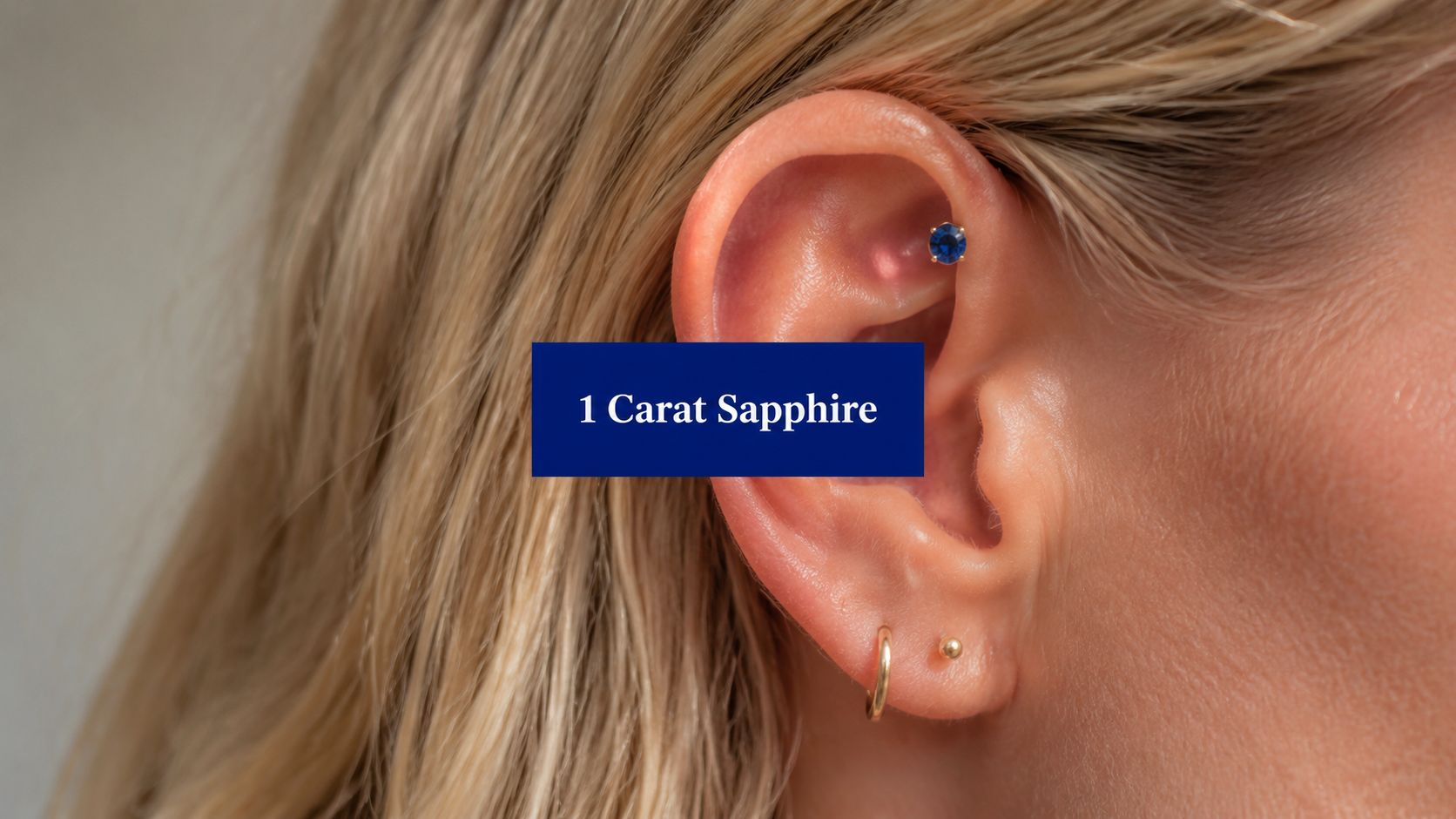 1 Carat Sapphire: Your Guide to a Luxe Piercing Look