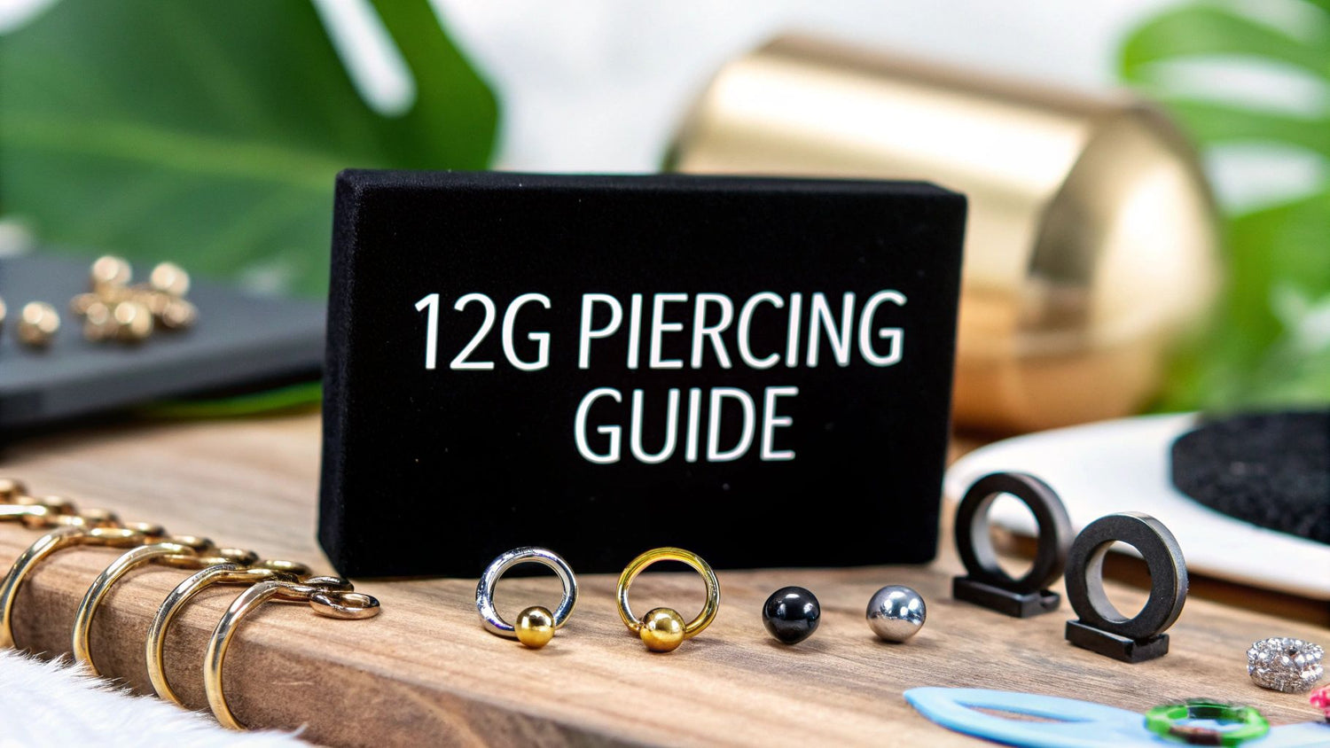 Your Guide to 12 Gauge Piercing Styles and Jewelry