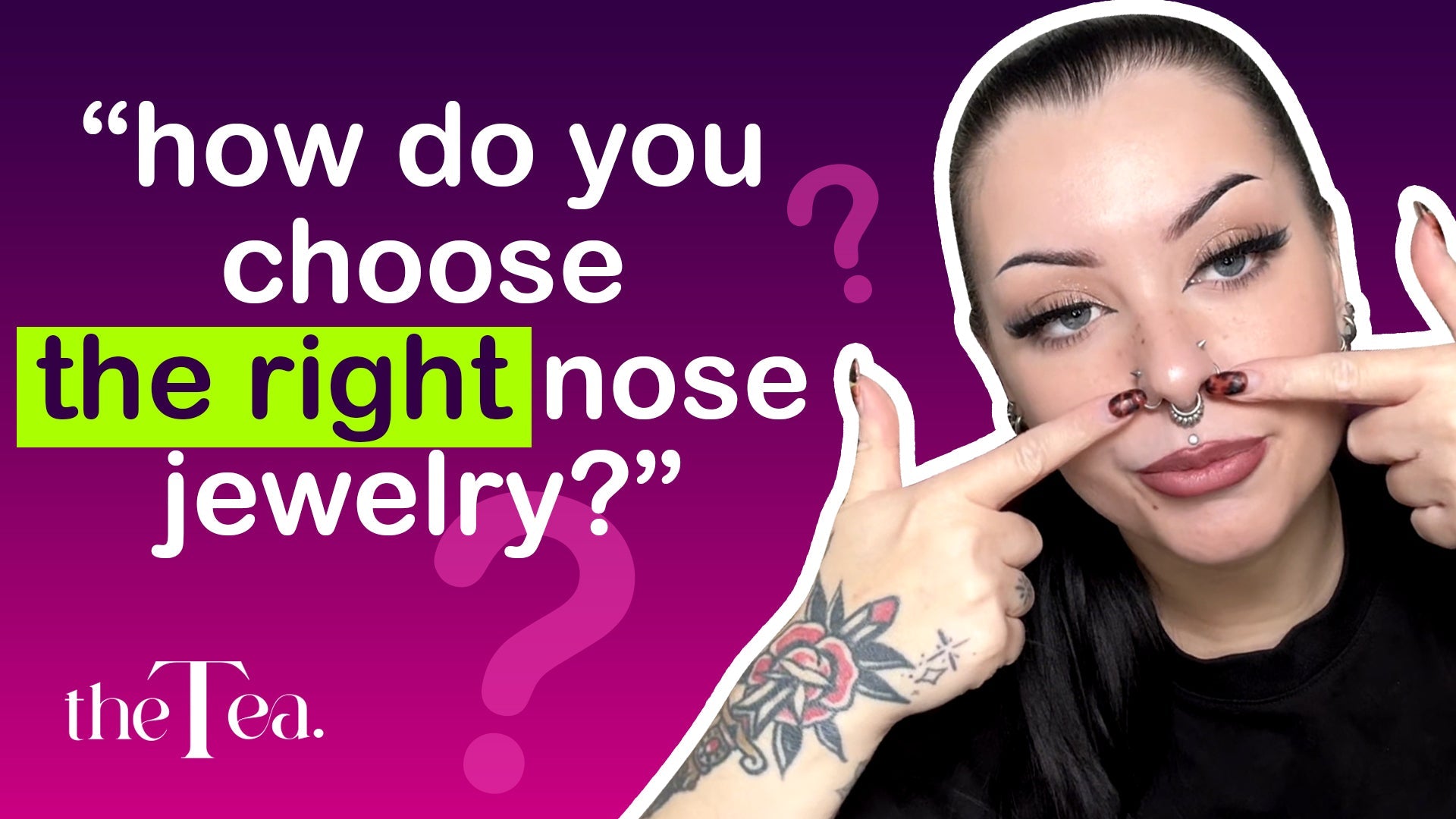 How do you choose the right nose jewelry?