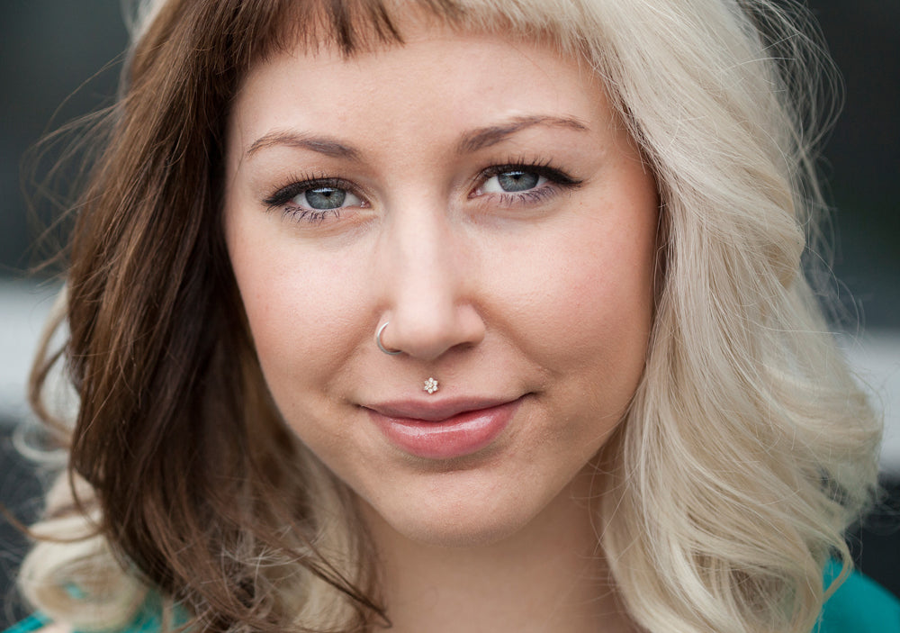 What is a cupid's bow piercing?