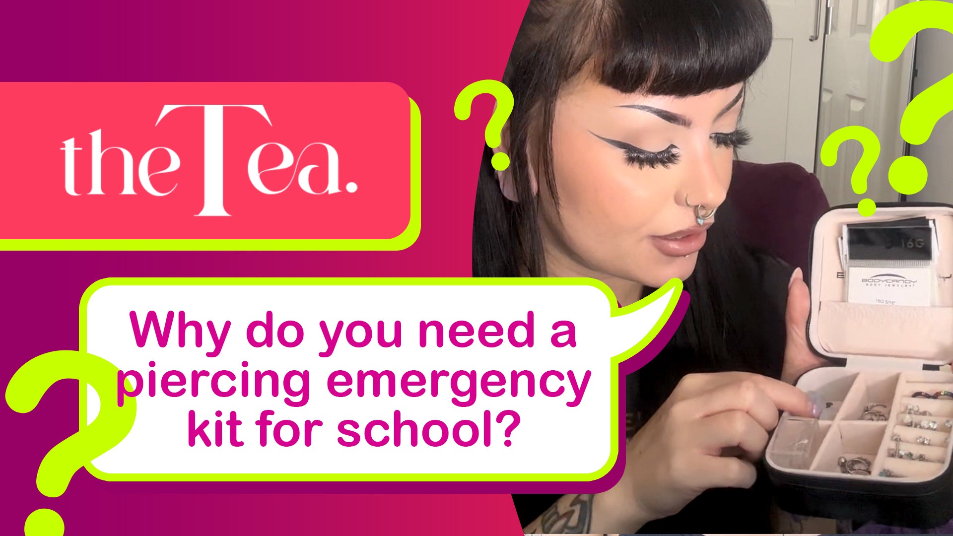 Why do you need a piercing emergency kit for school?