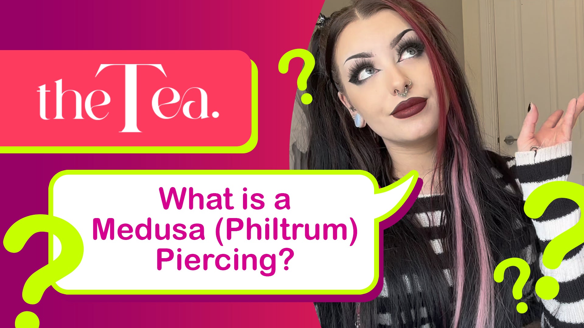 The Tea: What is a Medusa (Philtrum) Piercing?