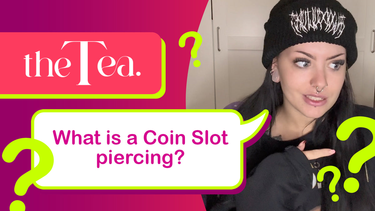 What is a coin slot piercing?