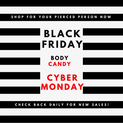 Black Friday/Cyber Monday: Body Candy Sales for Generous Gifting!