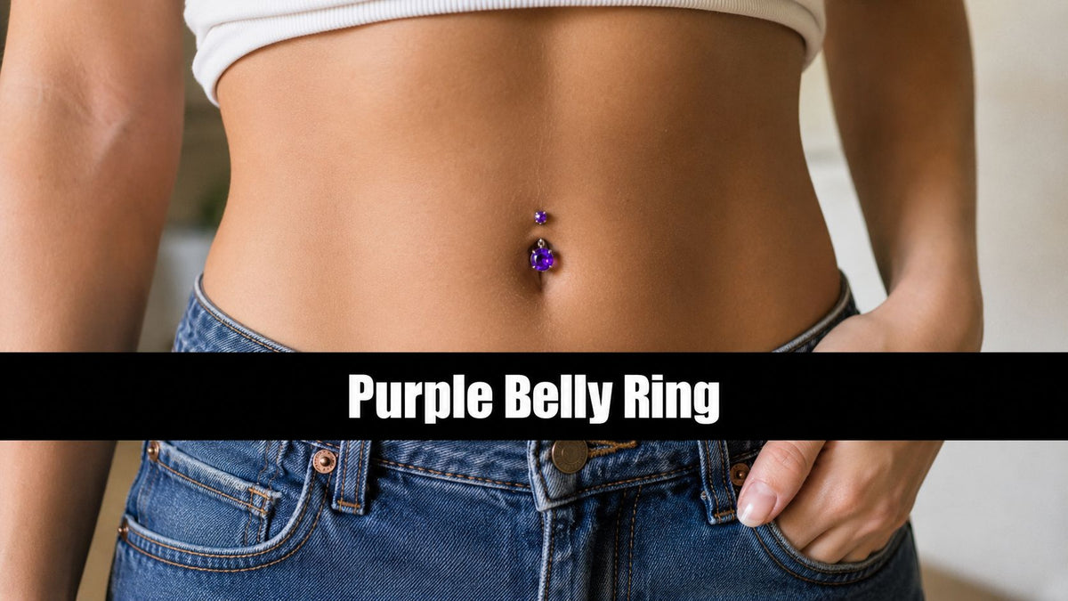 Belly Button Piercing Purple Jewelry Guide