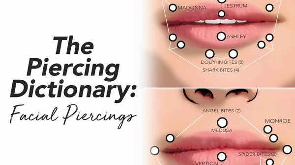 The Piercing Dictionary: Facial & Lip Piercings